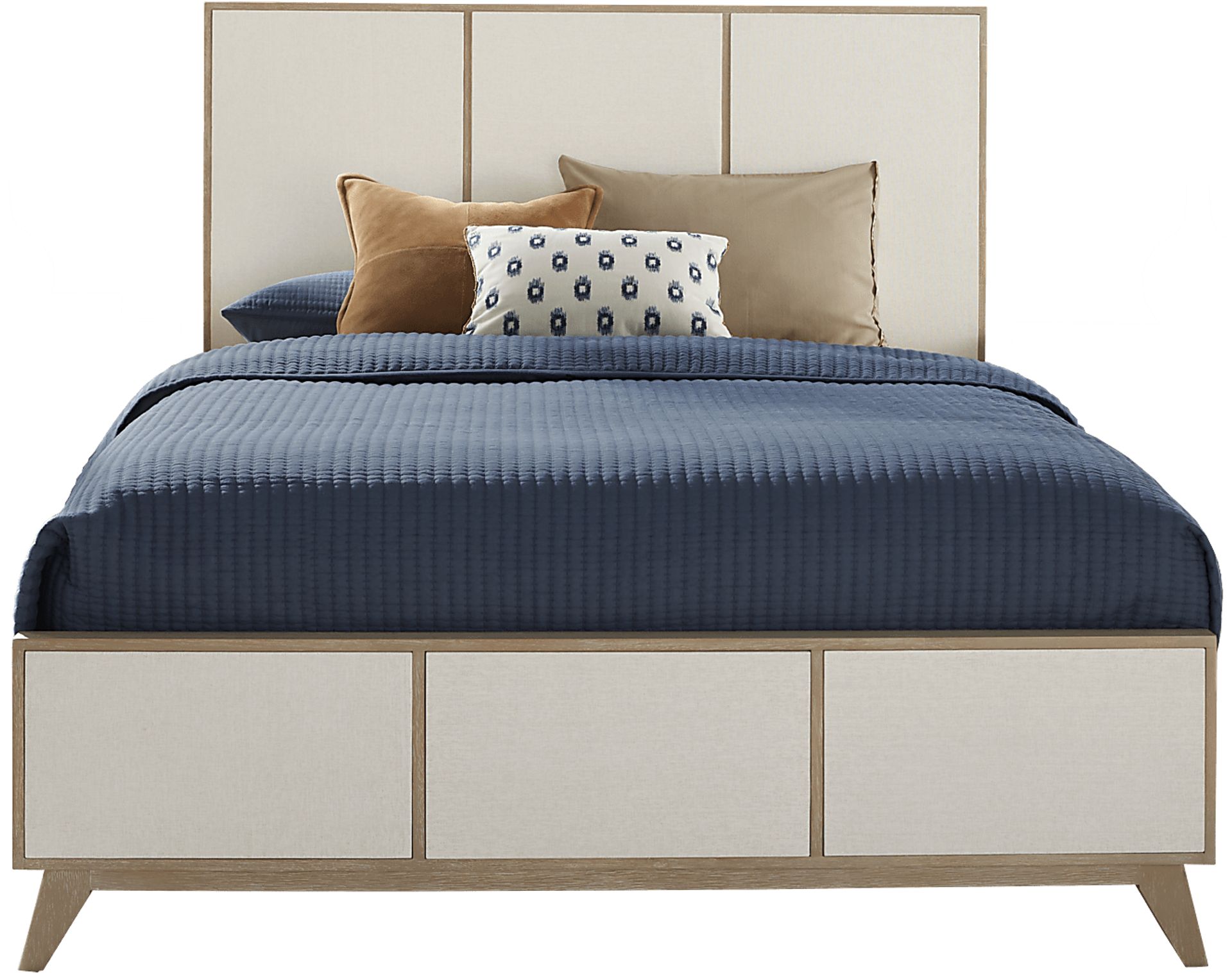 Biscayne Natural 3 Pc Queen Panel Bed - Image 1