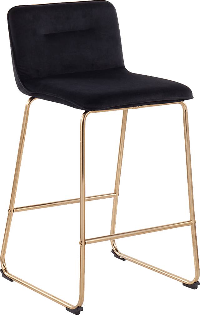 Bishopwood I Black Counter Height Stool, Set of 2 - Thumbnail - Image 2