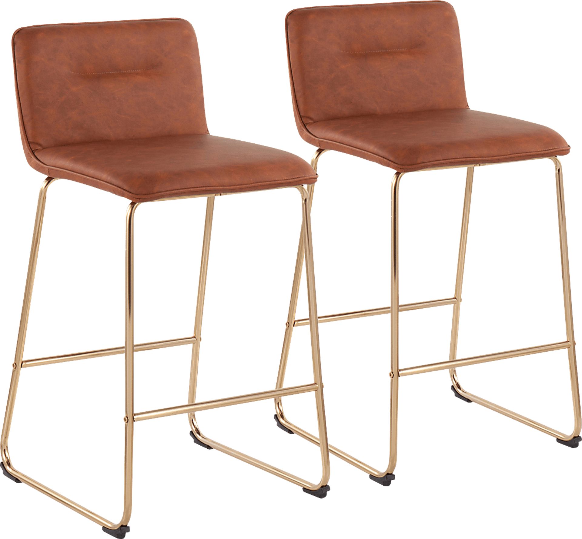 Bishopwood I Camel Counter Height Stool, Set of 2 - Image 1