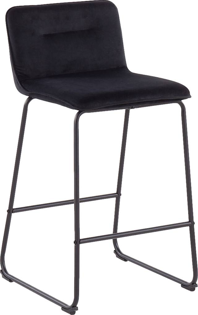Bishopwood II Black Counter Height Stool, Set of 2 - Thumbnail - Image 2