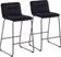 Bishopwood II Black Counter Height Stool, Set of 2