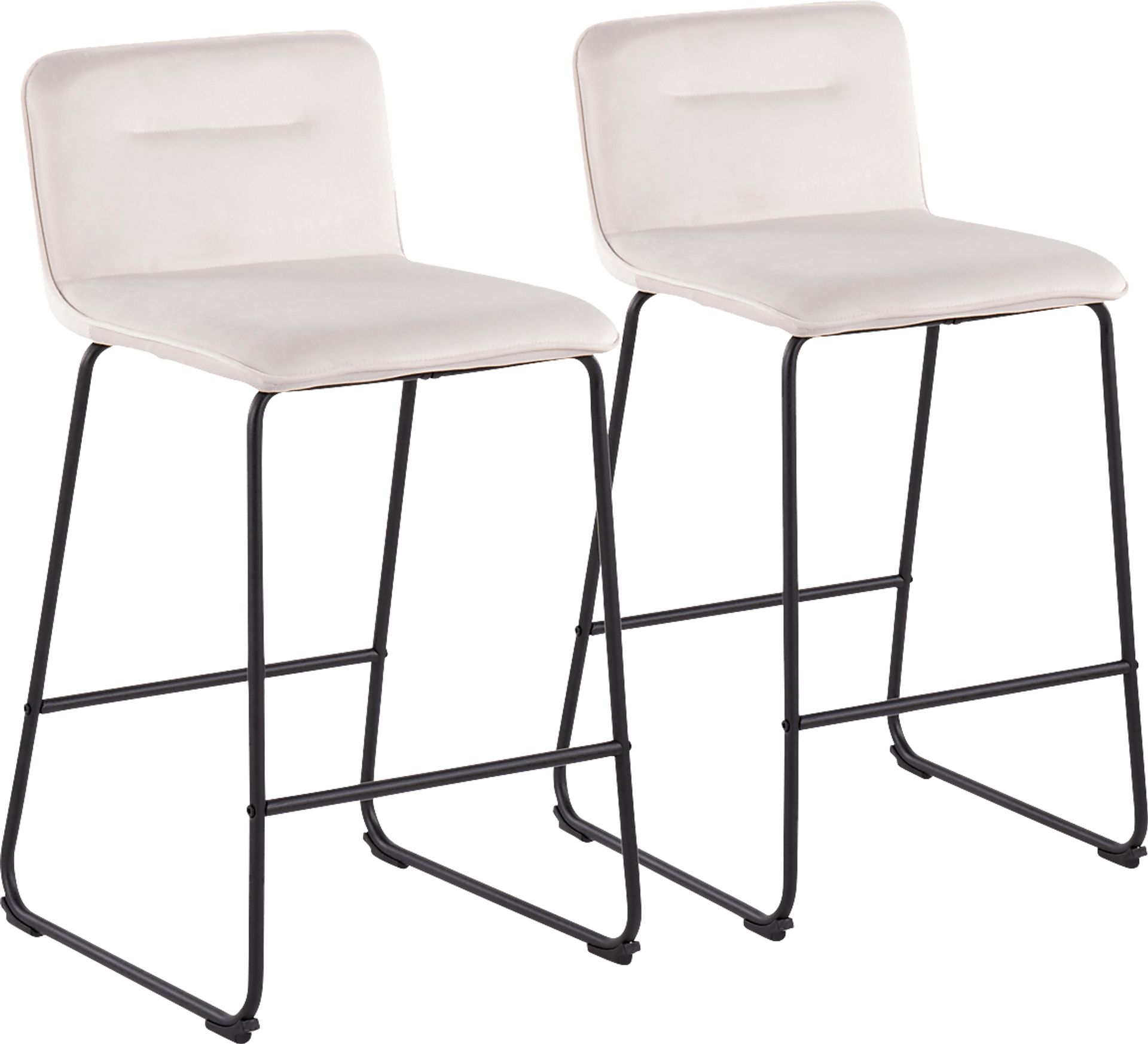 Bishopwood II Cream Counter Height Stool, Set of 2 - Image 1