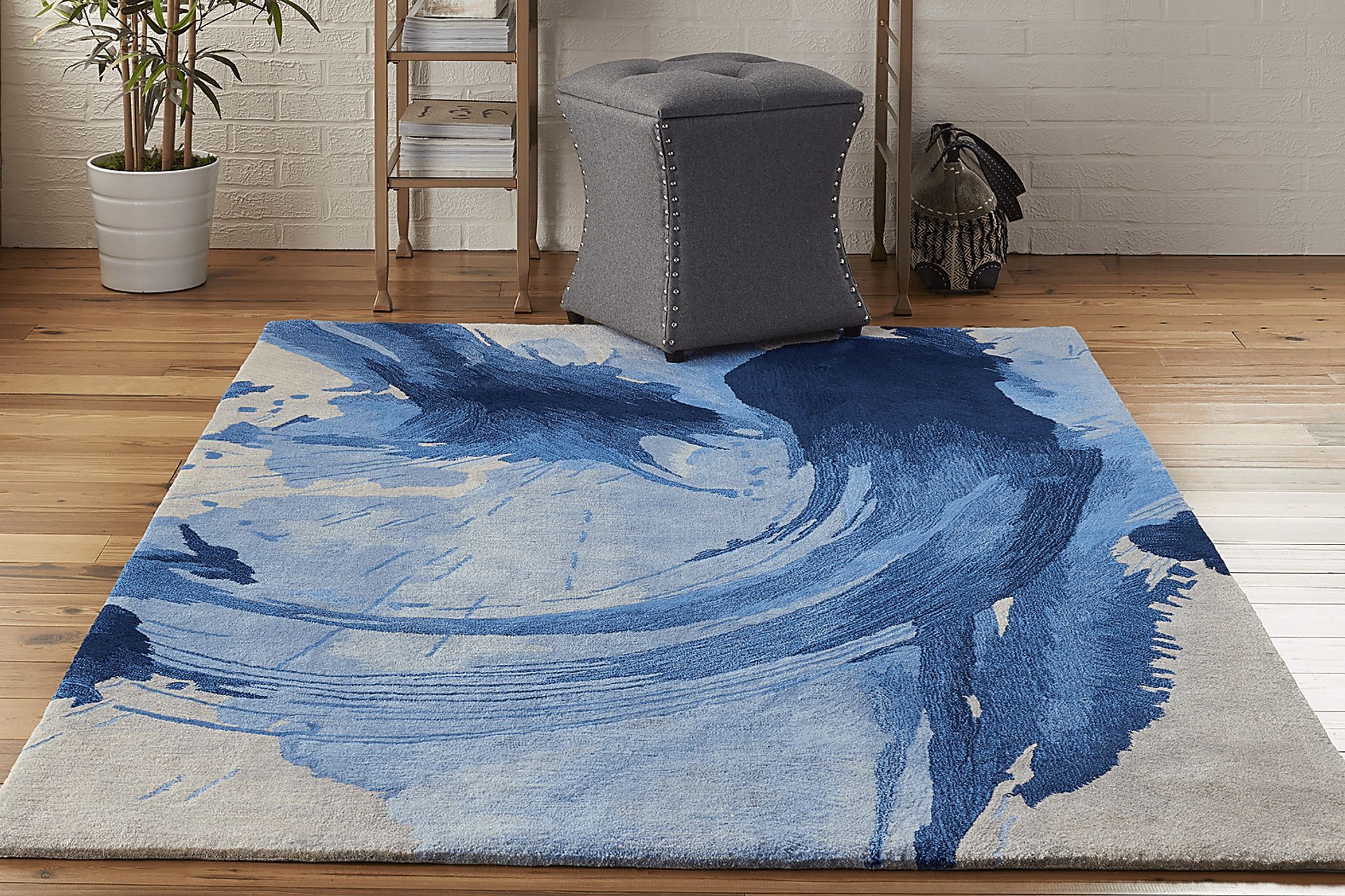 Bismarck Blue 5'25" x 7'75" Rug - Image 2
