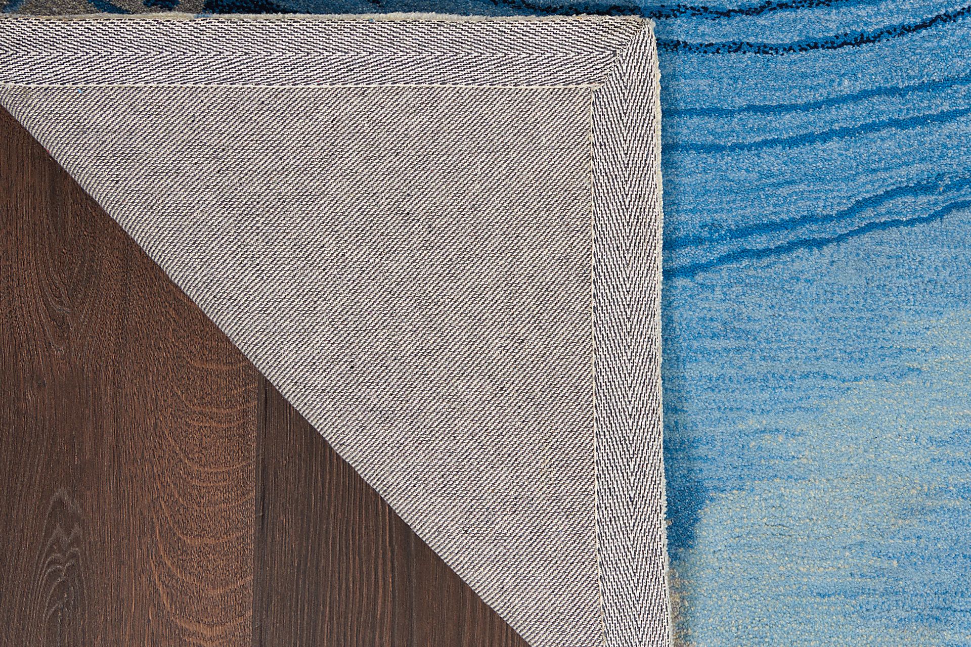 Bismarck Blue 5'25" x 7'75" Rug - Image 6