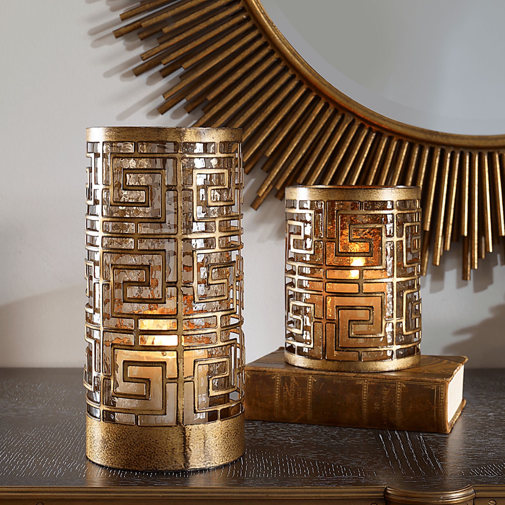 Bisson Bronze Candle Holder, Set of 2 - Image 3