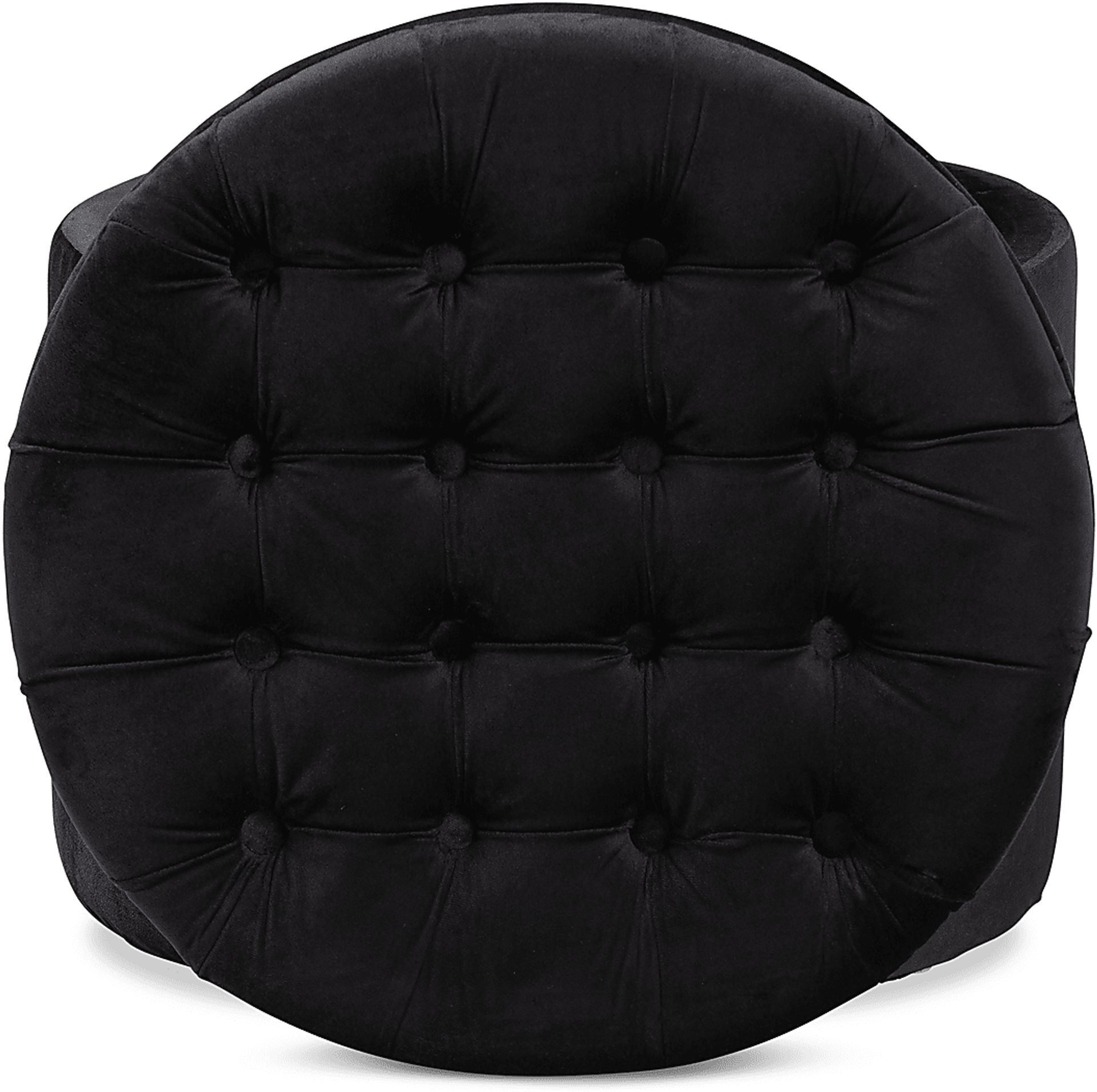Bissonet Black Ottoman - Image 3