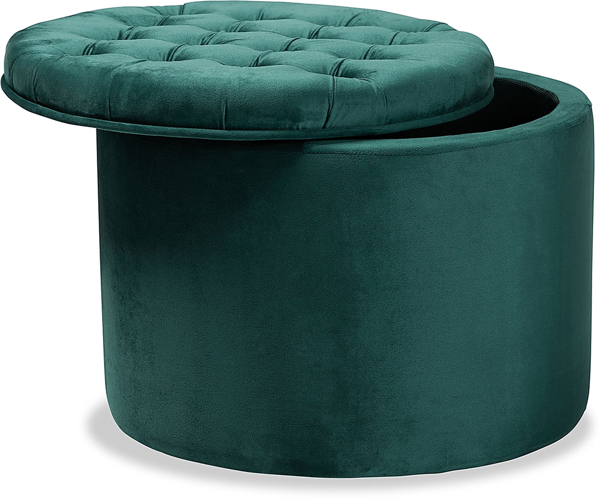 Bissonet Green Ottoman - Image 2