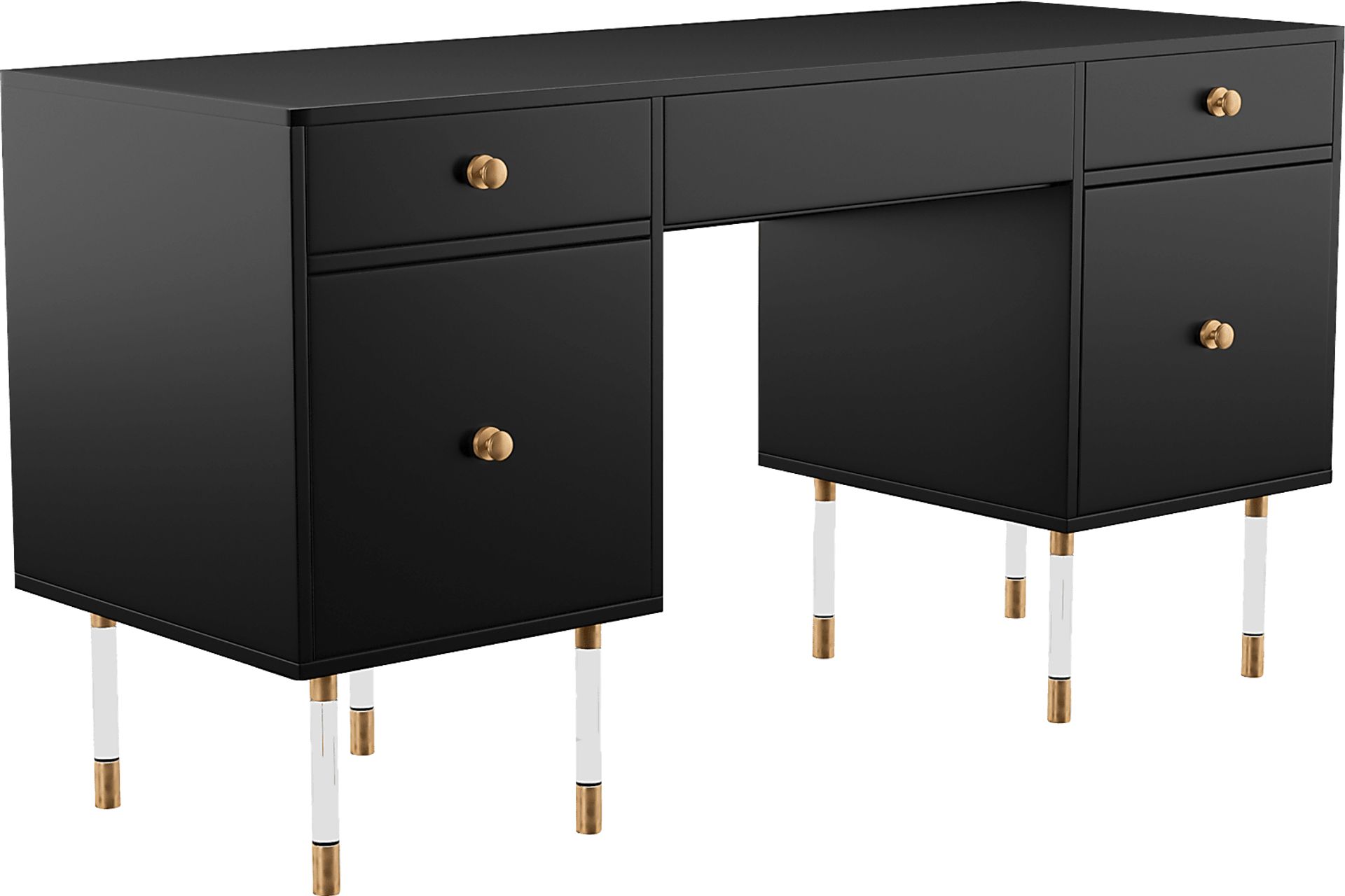 Bistineau Black Writing Desk - Image 1