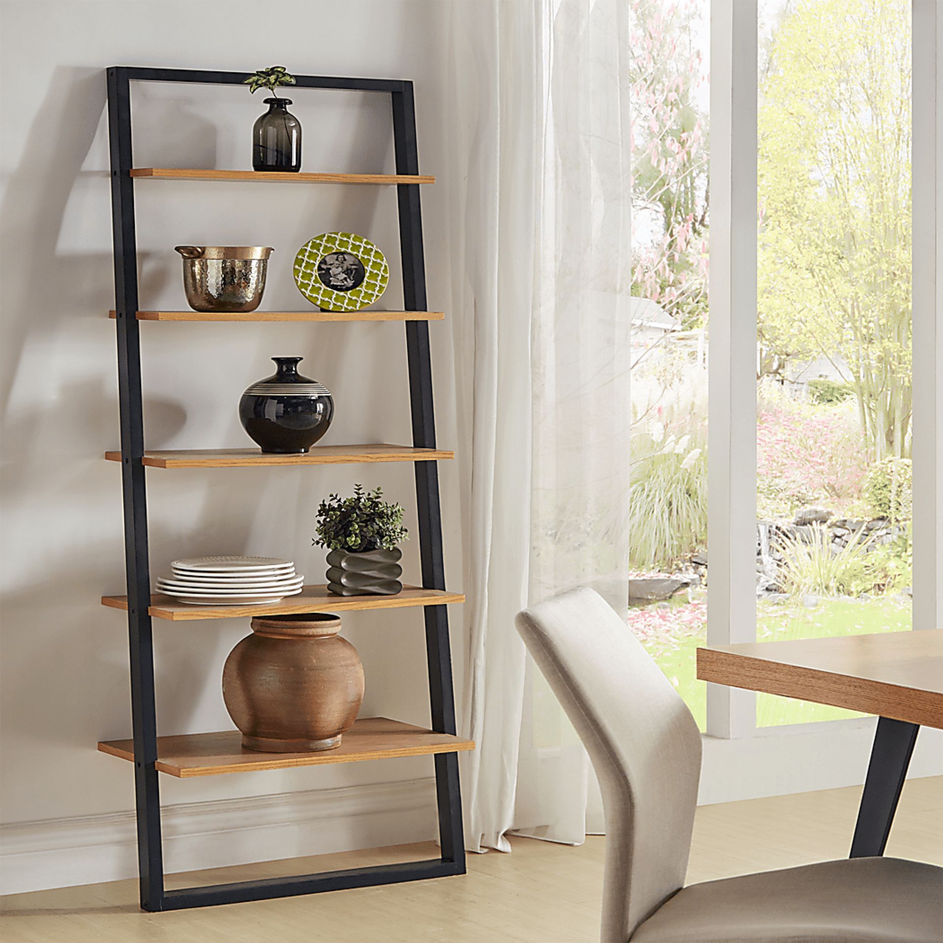 Bivona Brown Bookcase - Image 6