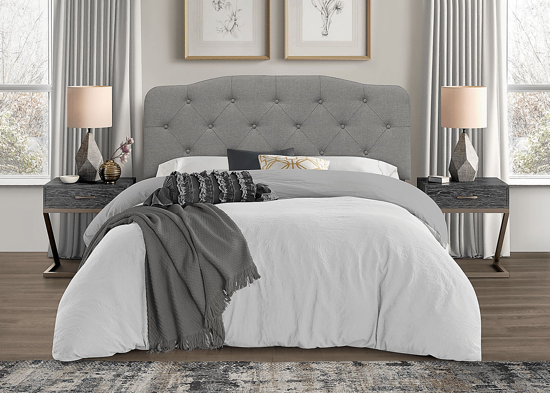 Blabon Gray Full Headboard - Image 3