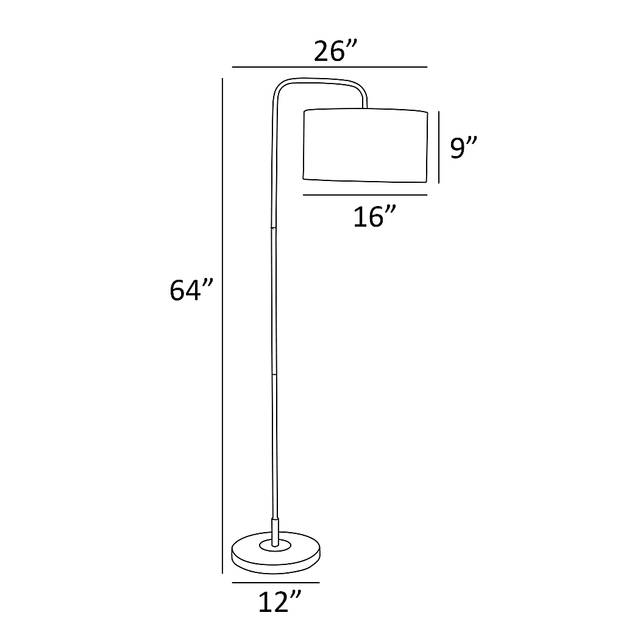 Blach Place Black Floor Lamp - Thumbnail - Image 4