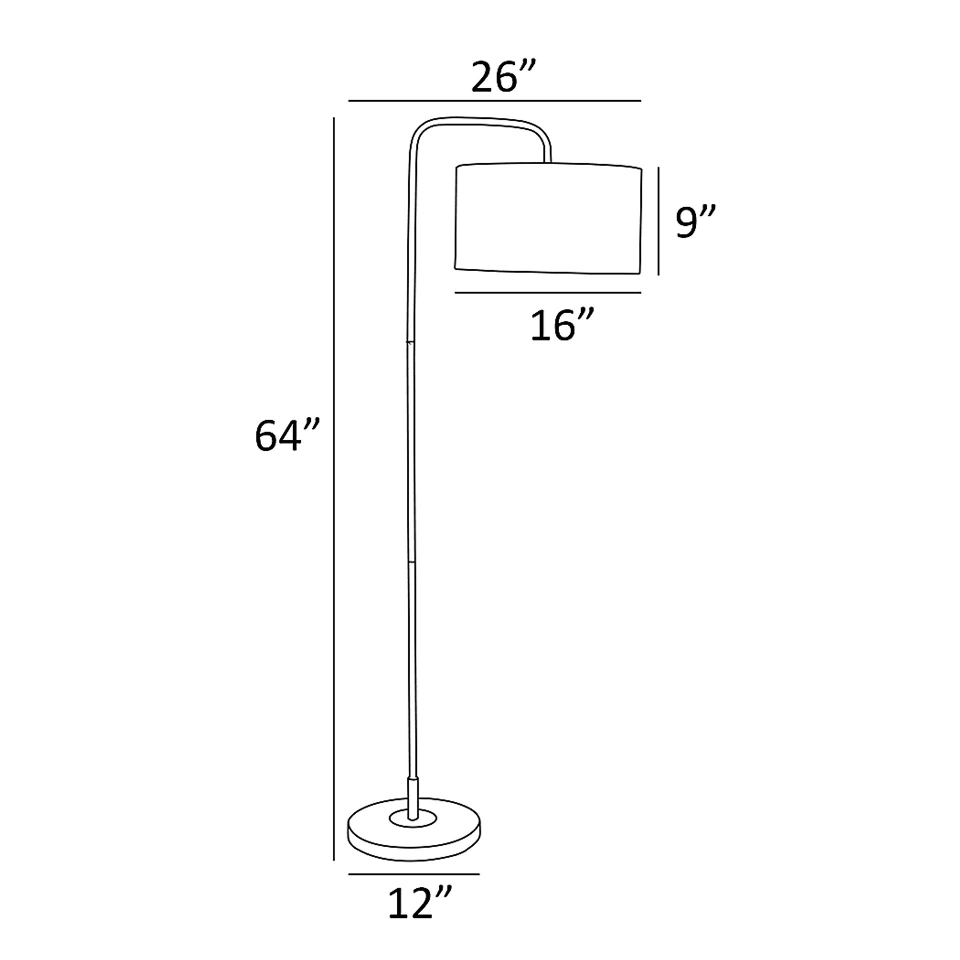 Blach Place Black Floor Lamp - Image 4