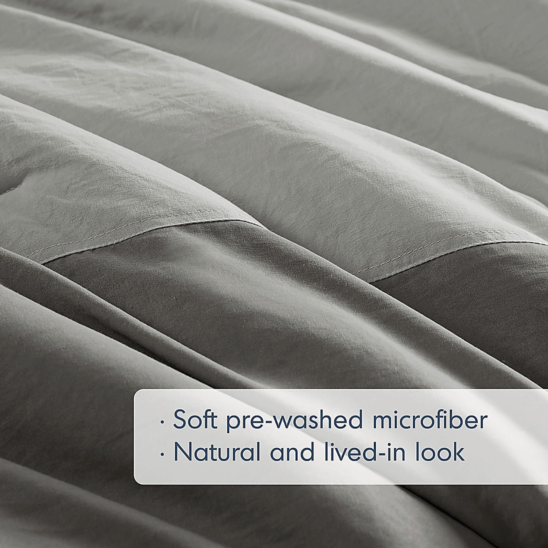 Blackthornea Gray King/California King 3 Pc Comforter Set - Image 11