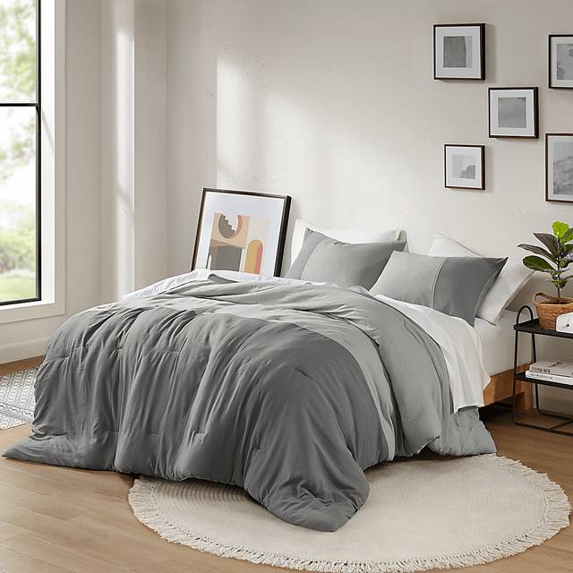 Blackthornea Gray King/California King 3 Pc Comforter Set - Thumbnail - Image 2