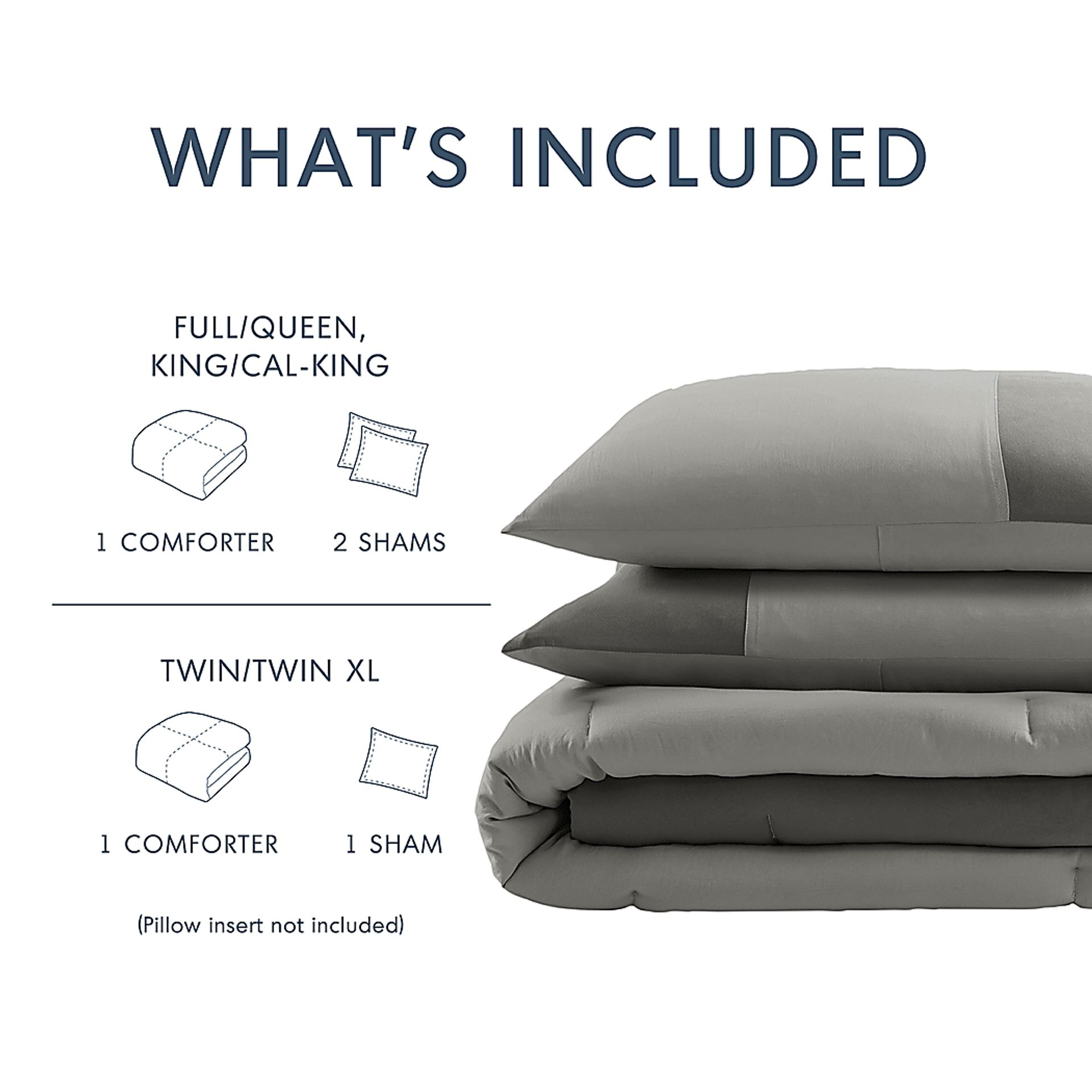 Blackthornea Gray King/California King 3 Pc Comforter Set - Image 10