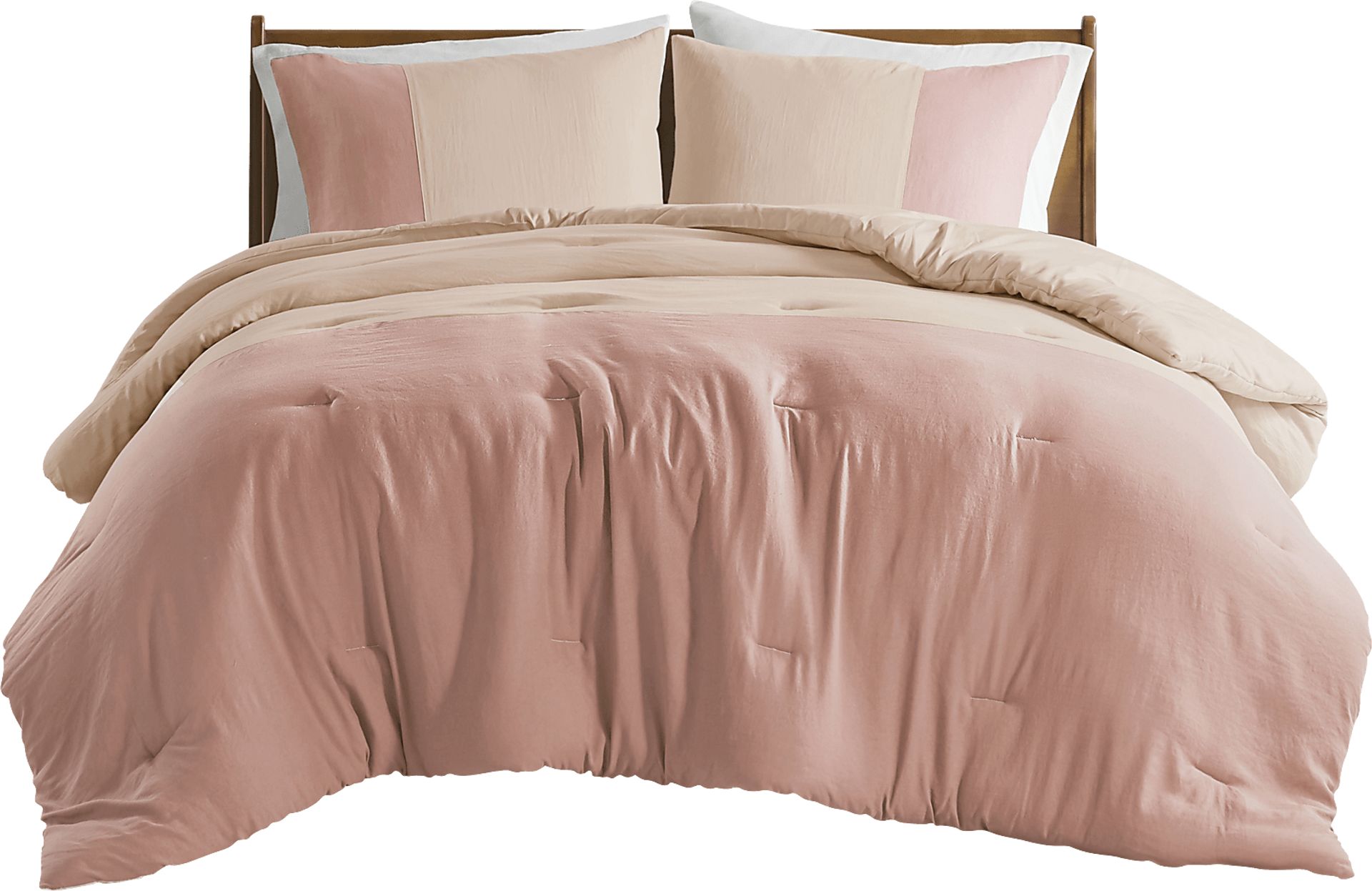 Blackthornea Pink King/California King 3 Pc Comforter Set - Image 5