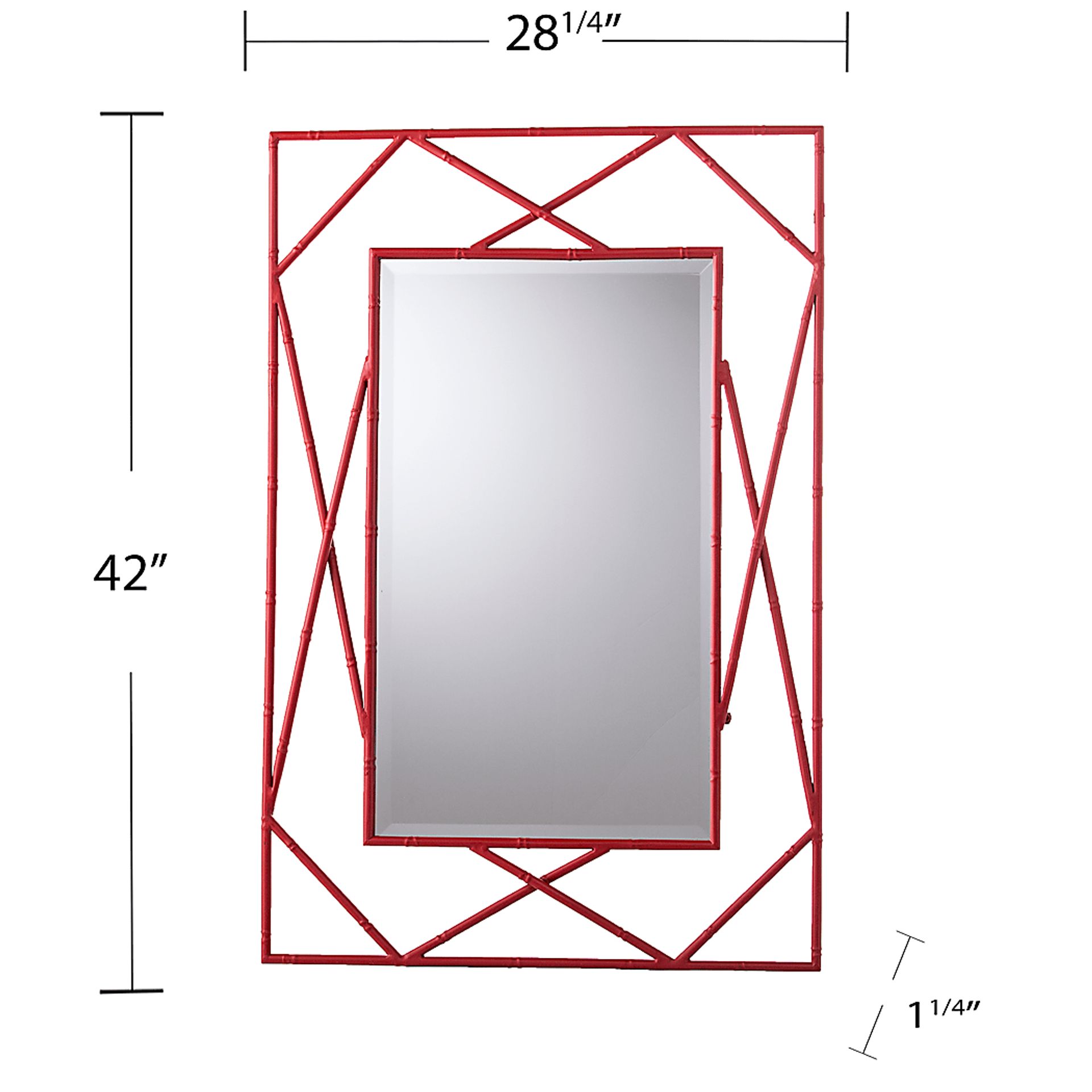 Blackwillow Red Mirror - Image 6