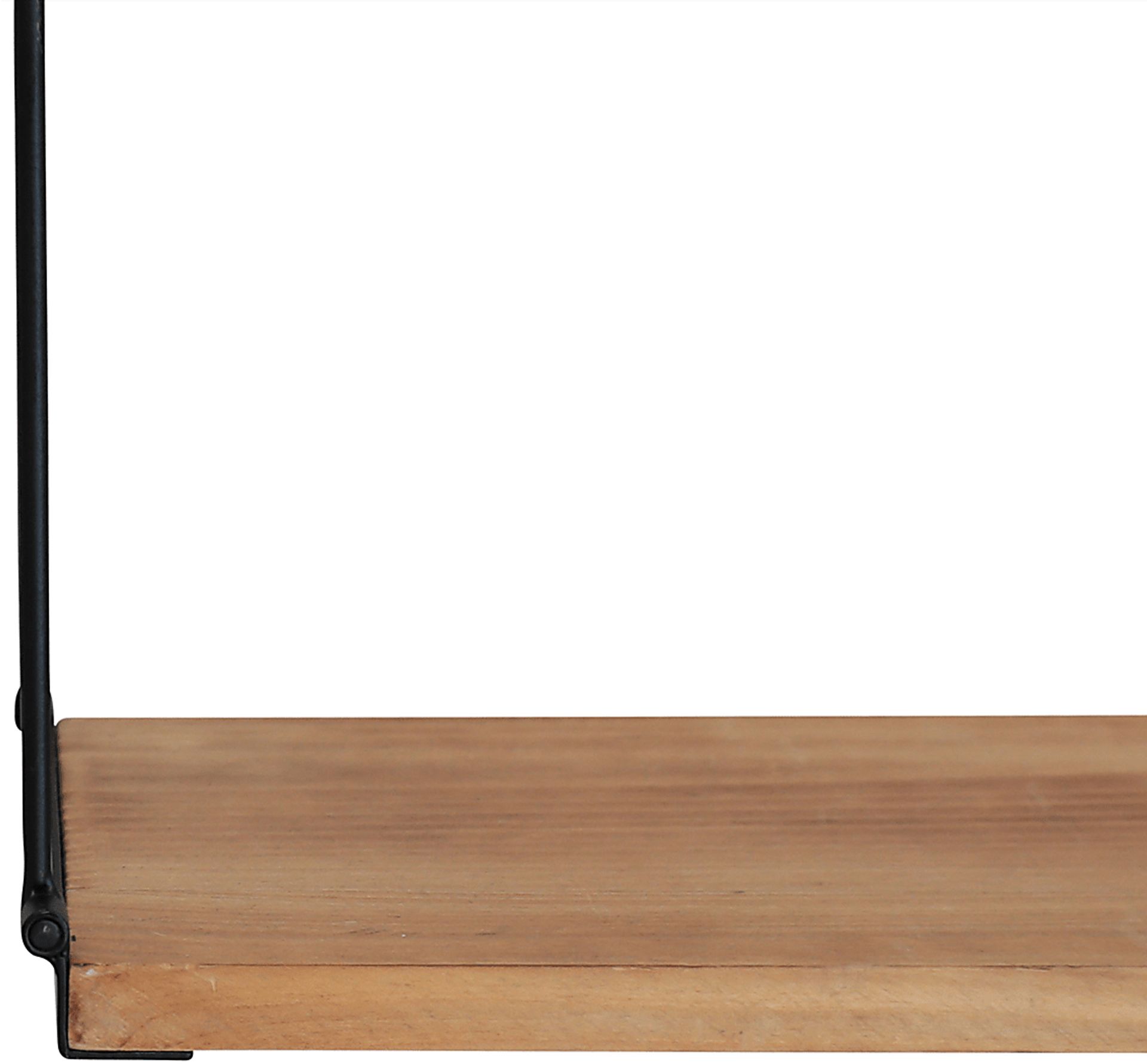 Bladau Black 3 Tier Wall Shelf - Image 4