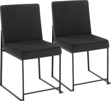 Bladens II Black Side Chair Set of 2