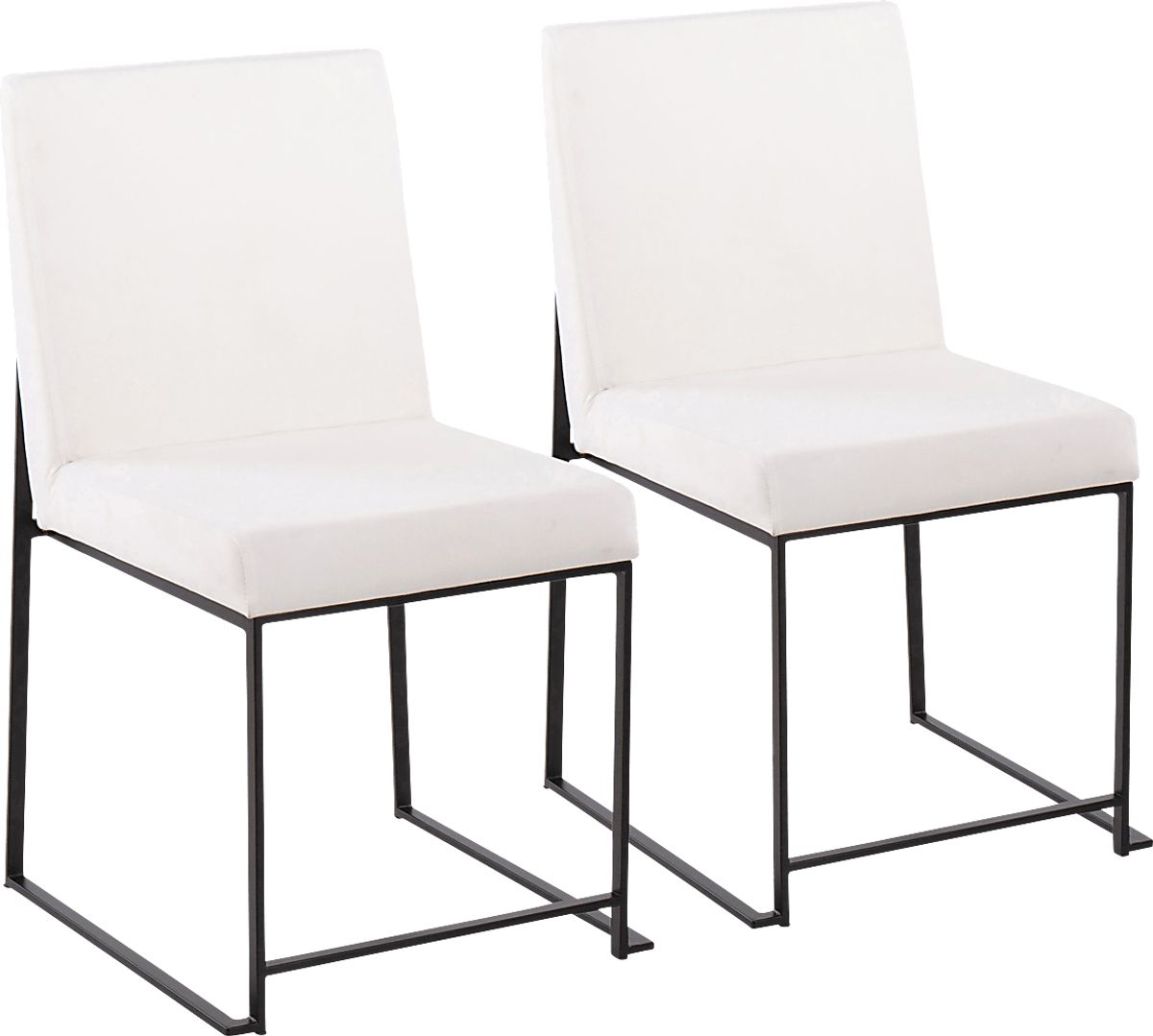 Bladens II White Colors,White Side Chair, Set Of 2 Rooms to Go