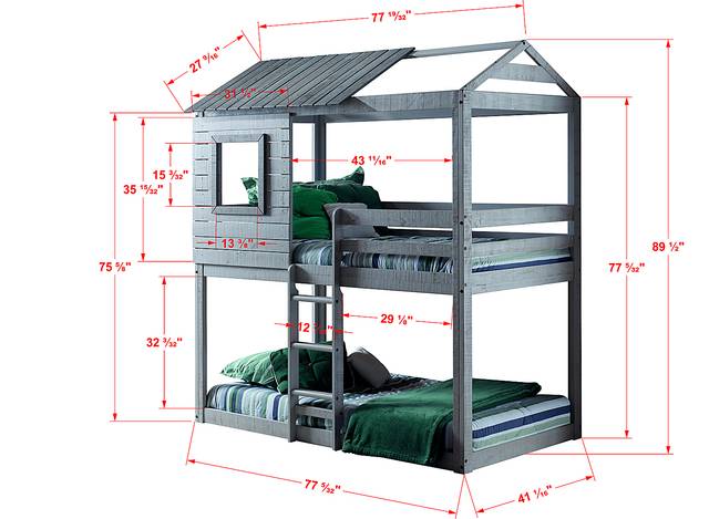Bladensburg Gray Twin/Twin Bunk Bed - Thumbnail - Image 5