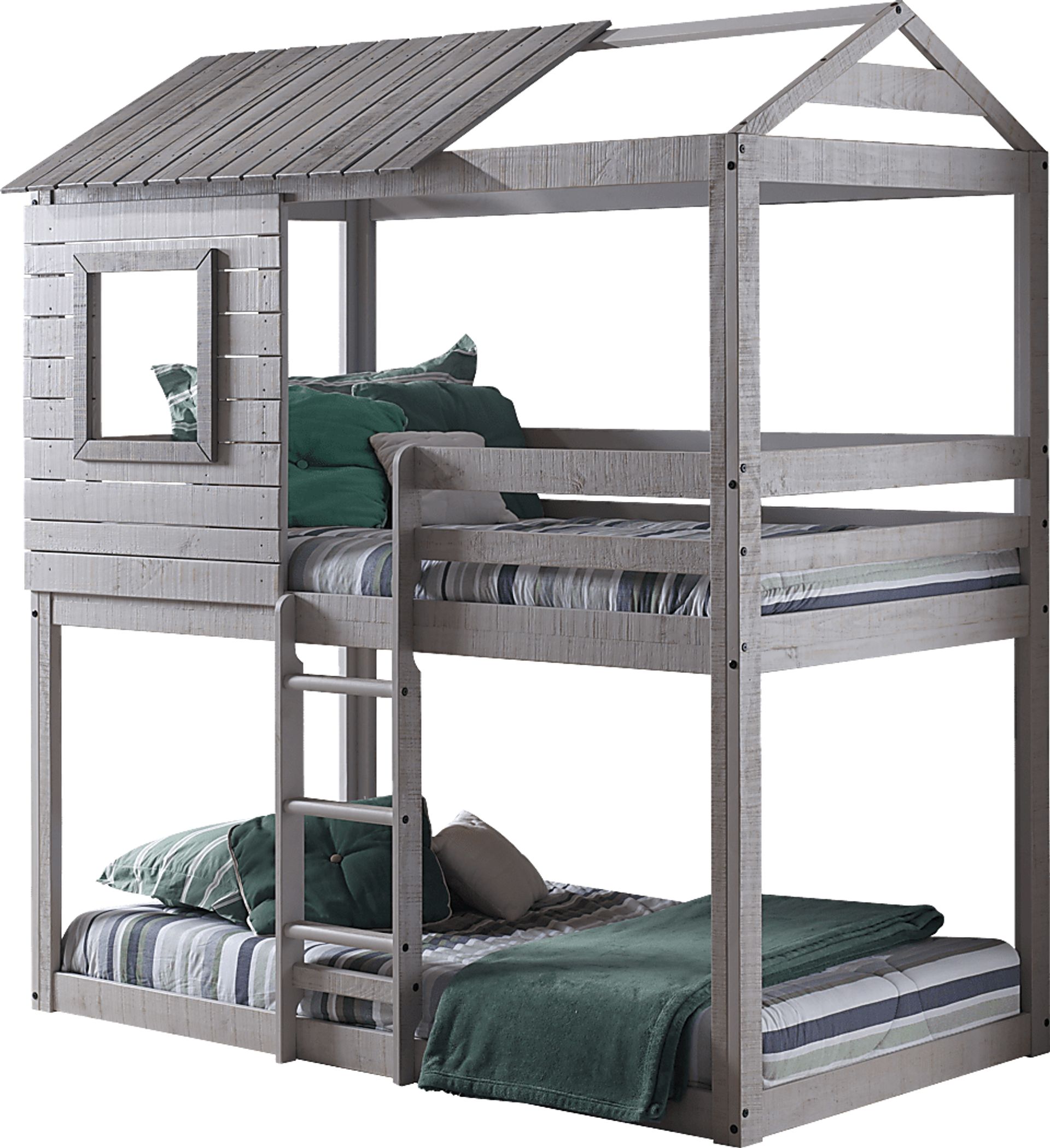 Bladensburg Gray Twin/Twin Bunk Bed - Image 1
