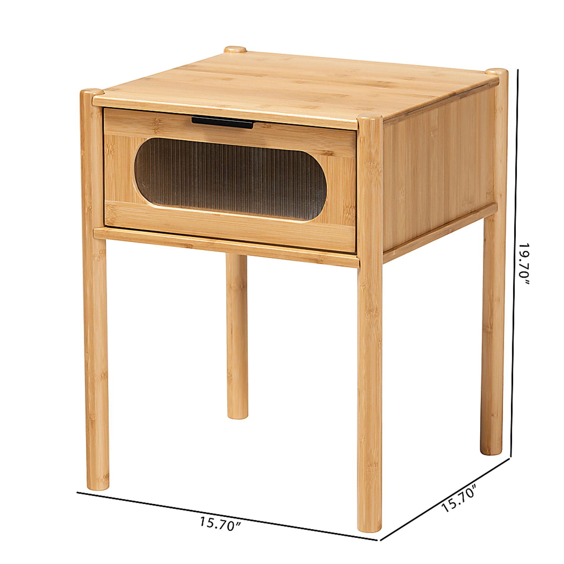 Blaeu III Brown End Table - Image 10