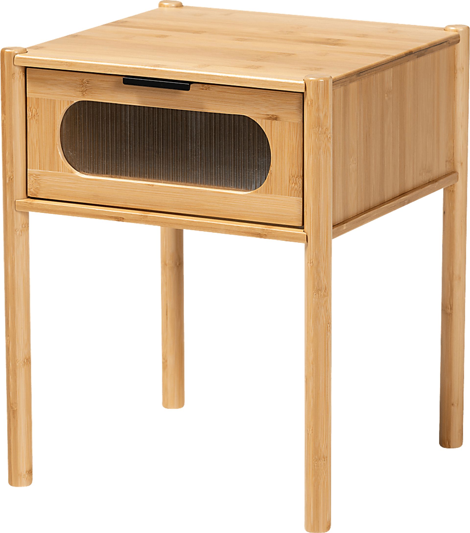 Blaeu III Brown End Table - Image 1