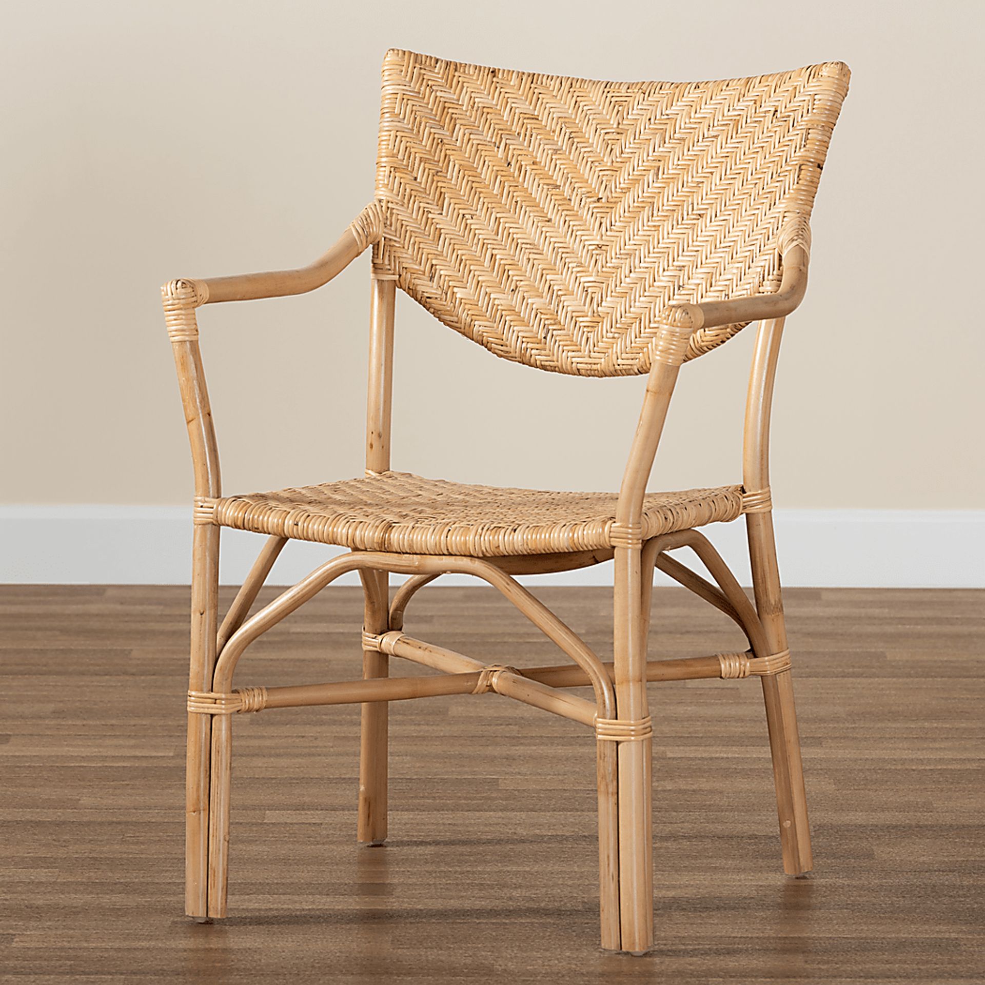 Blagden Brown Arm Chair - Image 7