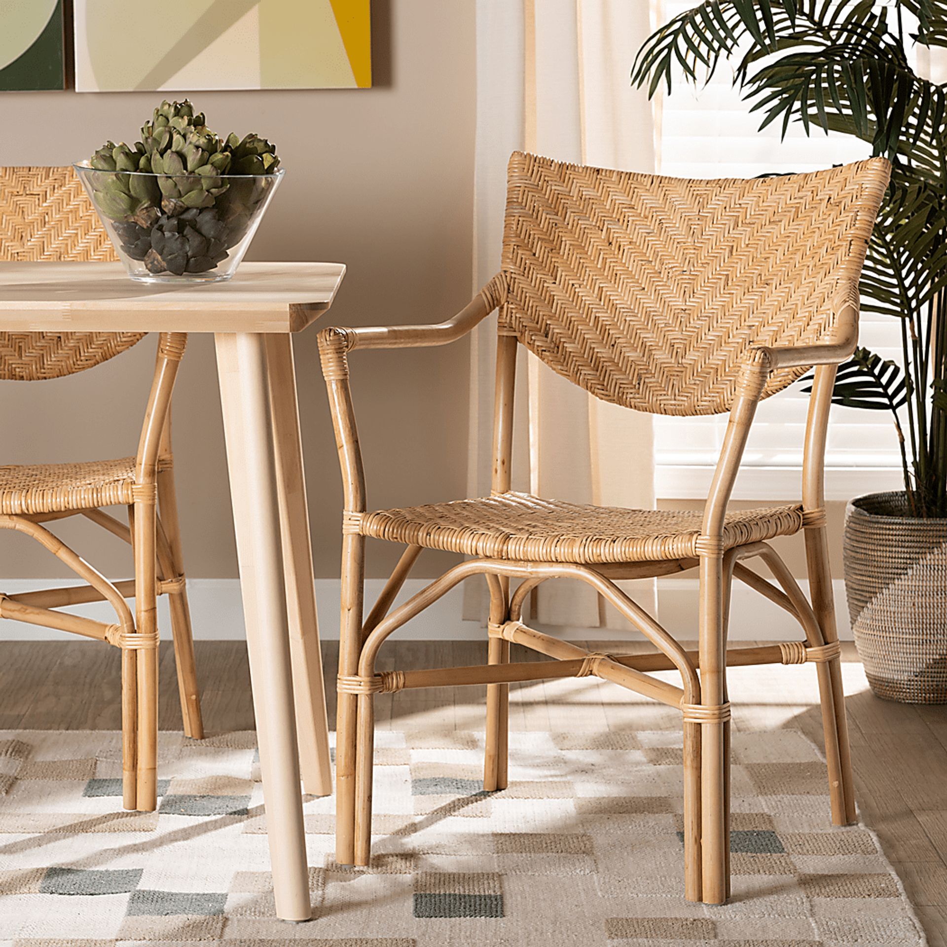 Blagden Brown Arm Chair - Image 8