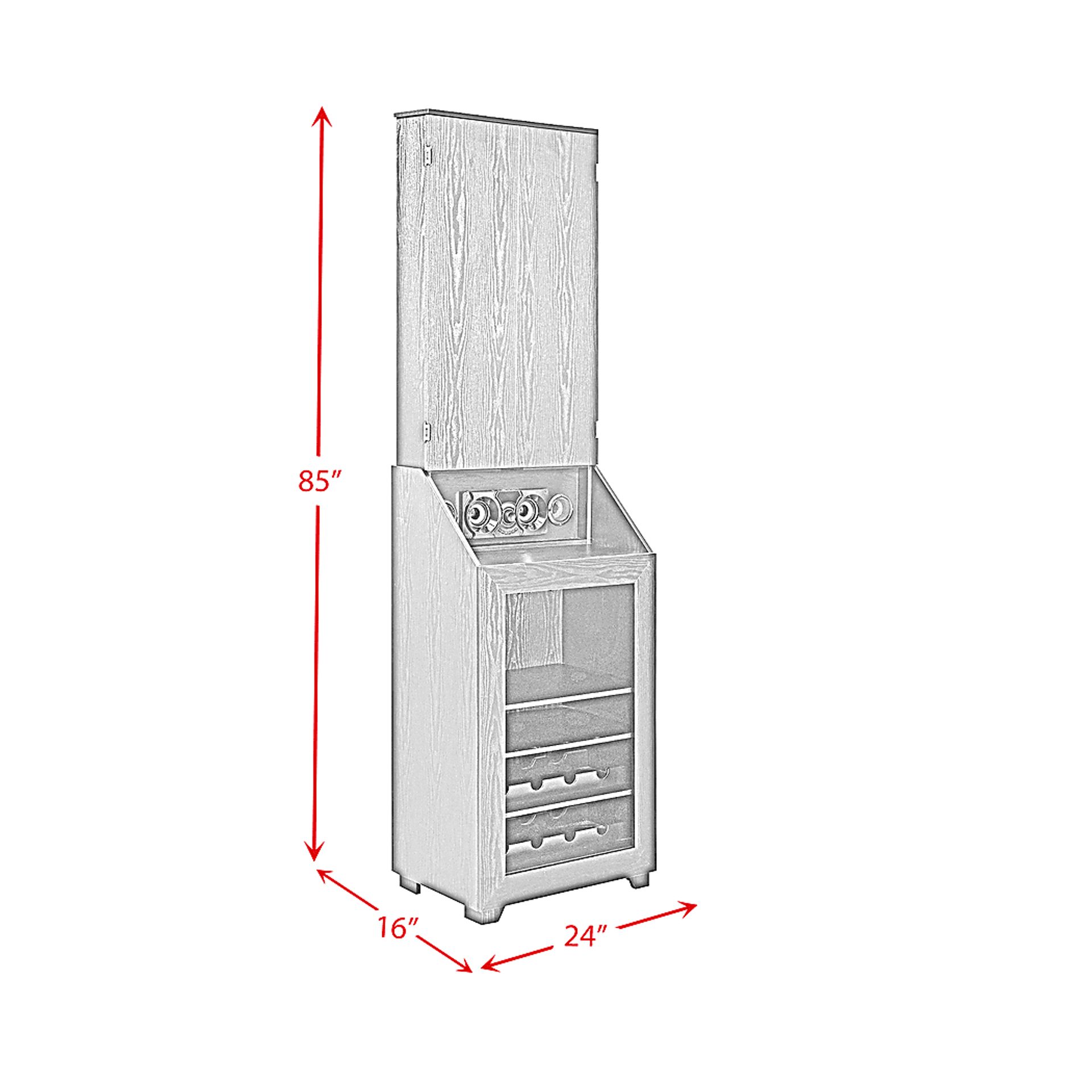 Blai Black Cabinet - Image 3