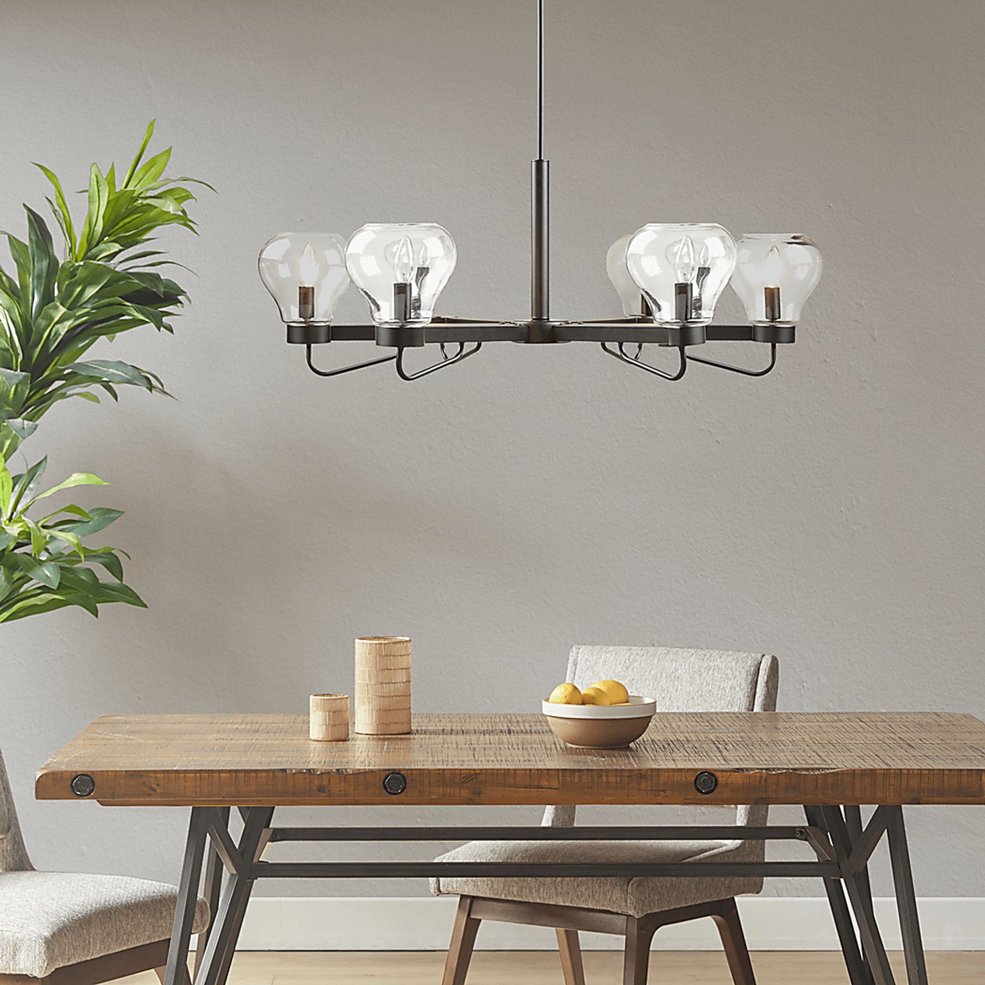 Blaine Cave Black Chandelier - Image 2