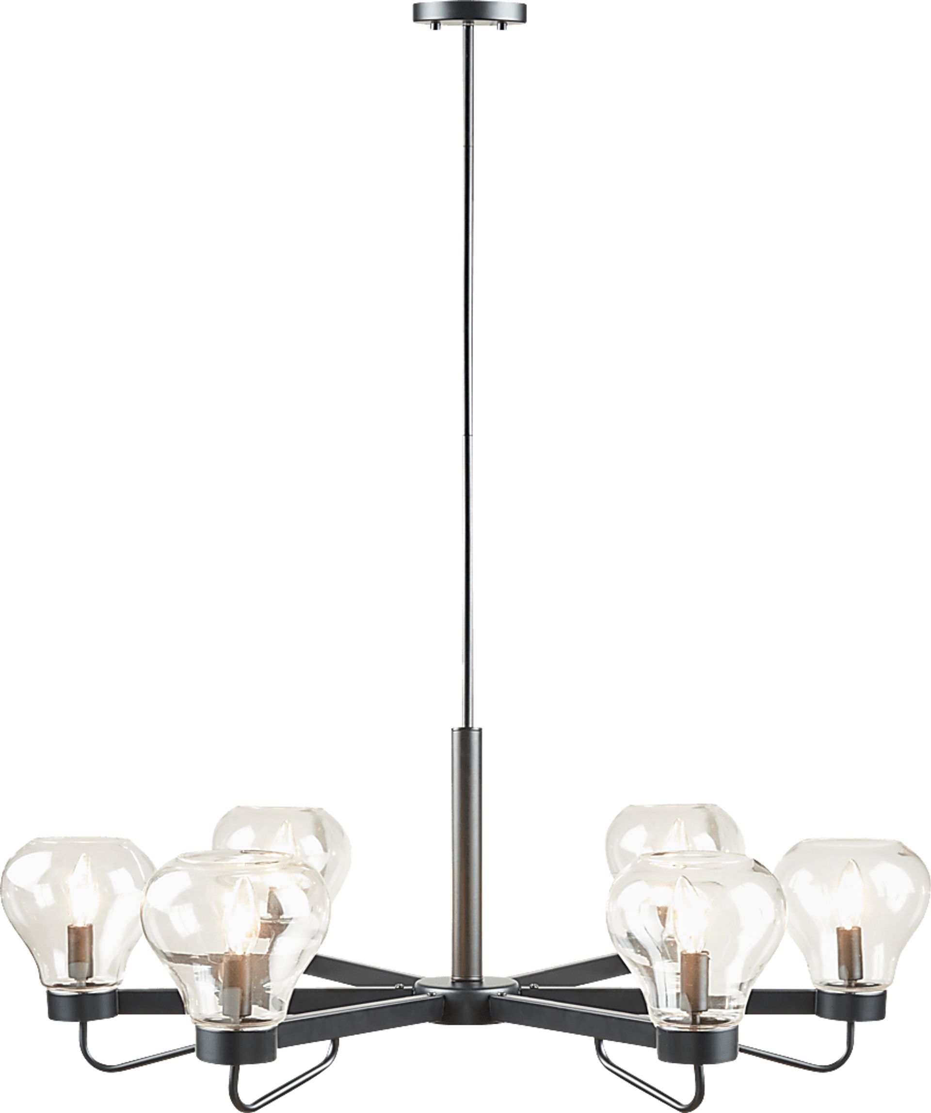 Blaine Cave Black Chandelier - Image 3