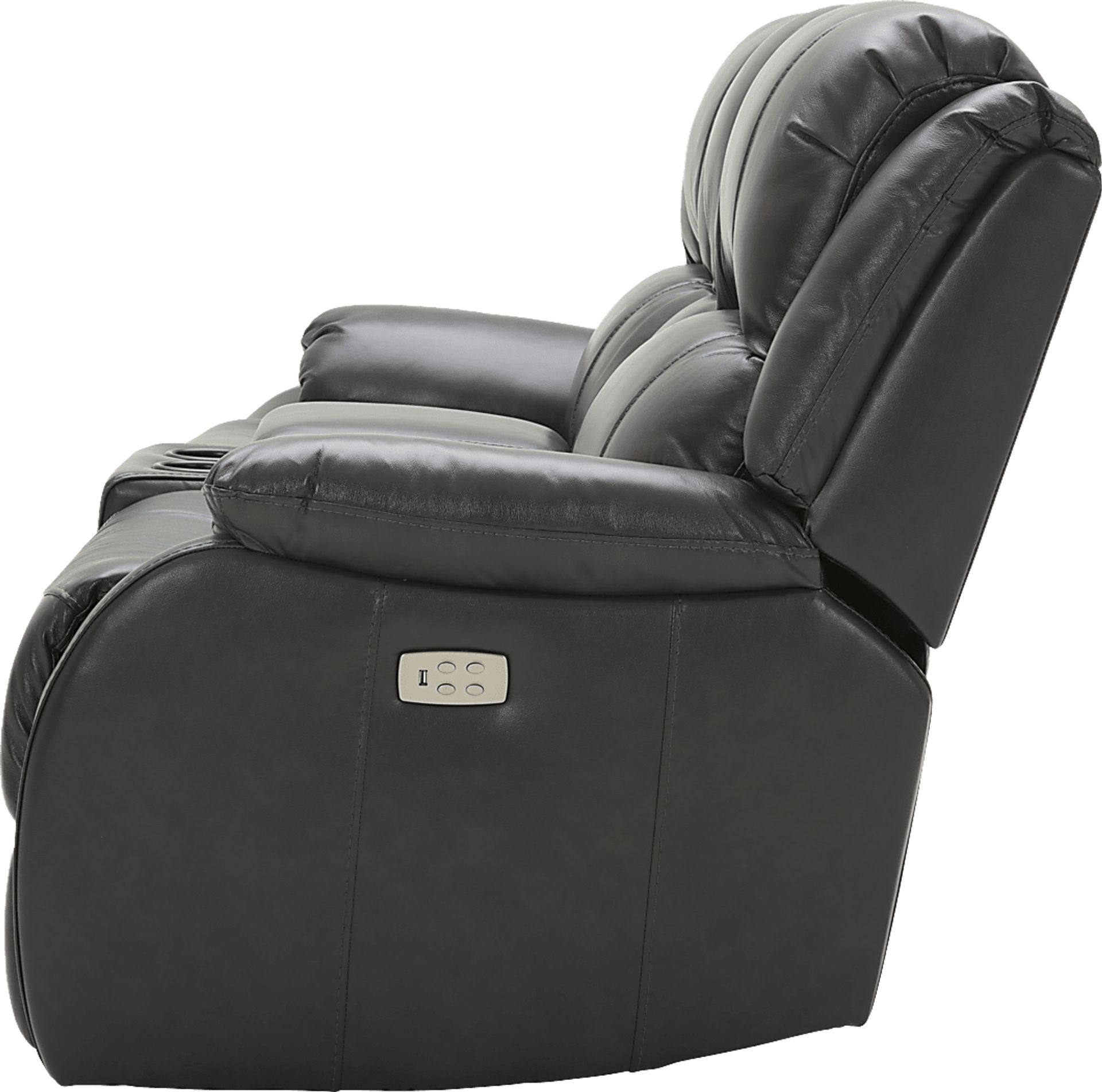Blaineville Black Leather 3 Pc Dual Power Reclining Living Room - Image 12