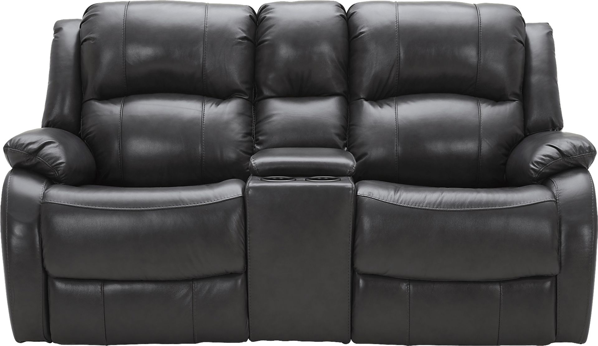 Blaineville Black Leather 3 Pc Dual Power Reclining Living Room - Image 9