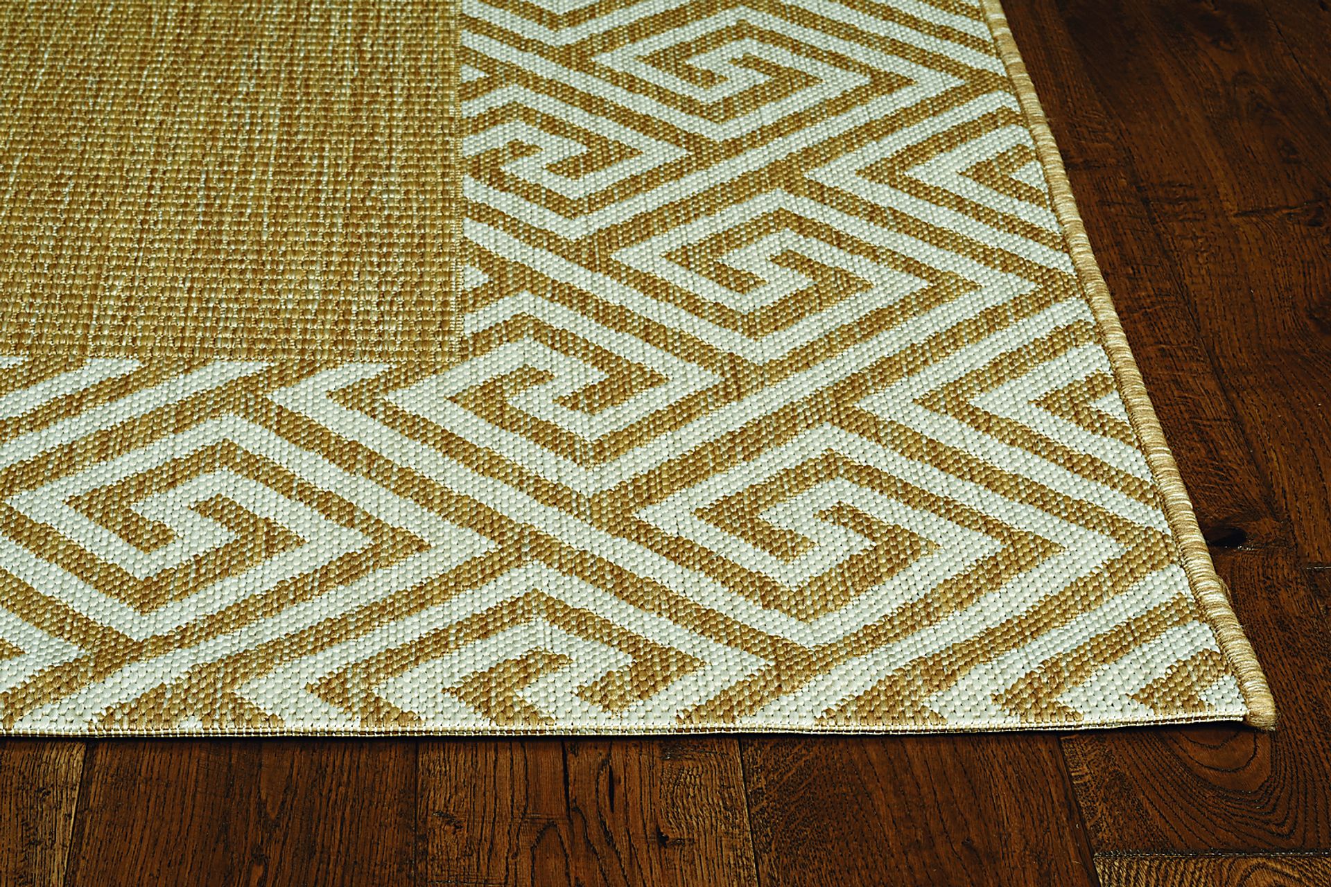 Blaintos Natural/Brown 5'3 x 7'7 Indoor/Outdoor Rug - Image 3