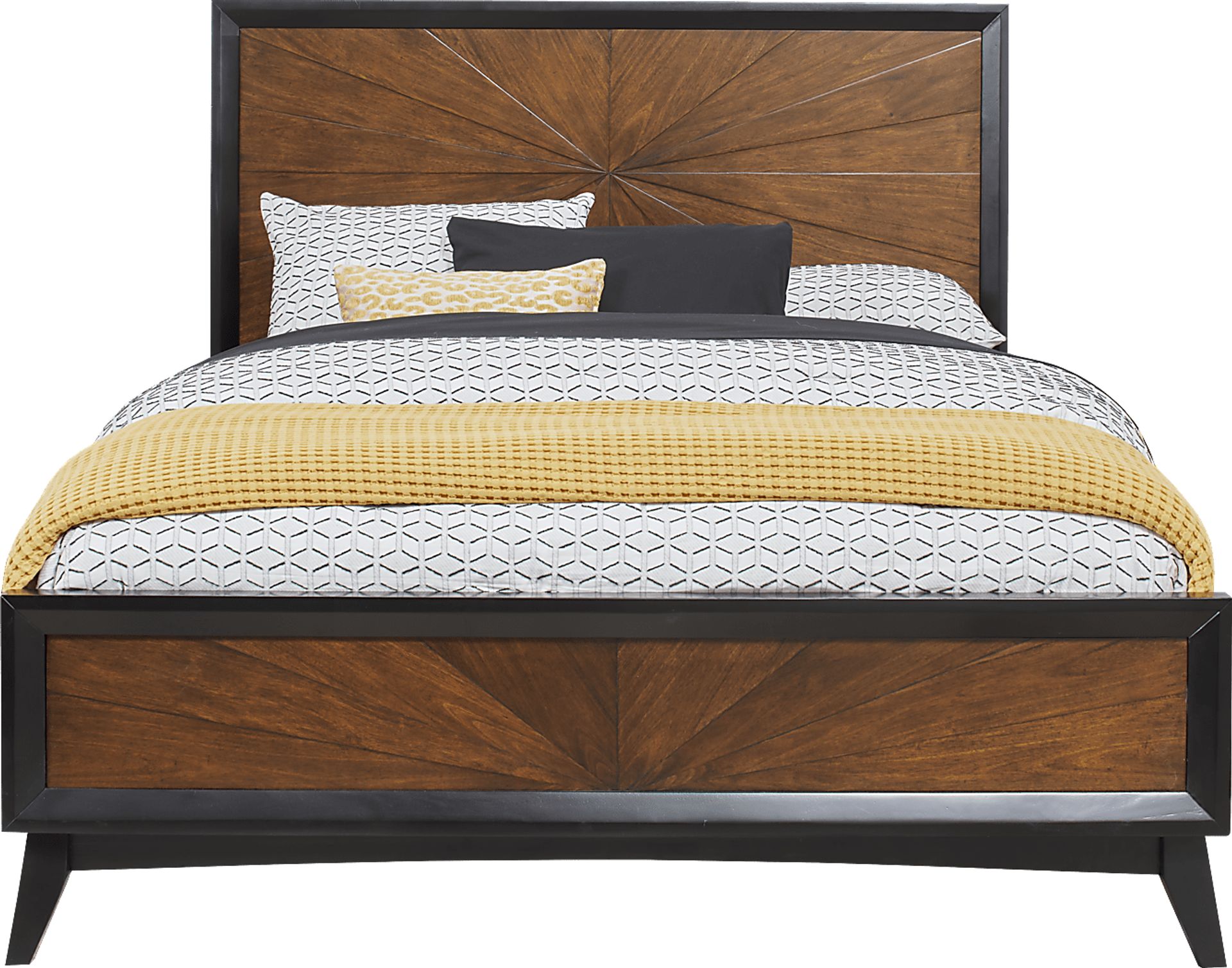 Blair Hills Pecan 5 Pc King Panel Bedroom - Image 2