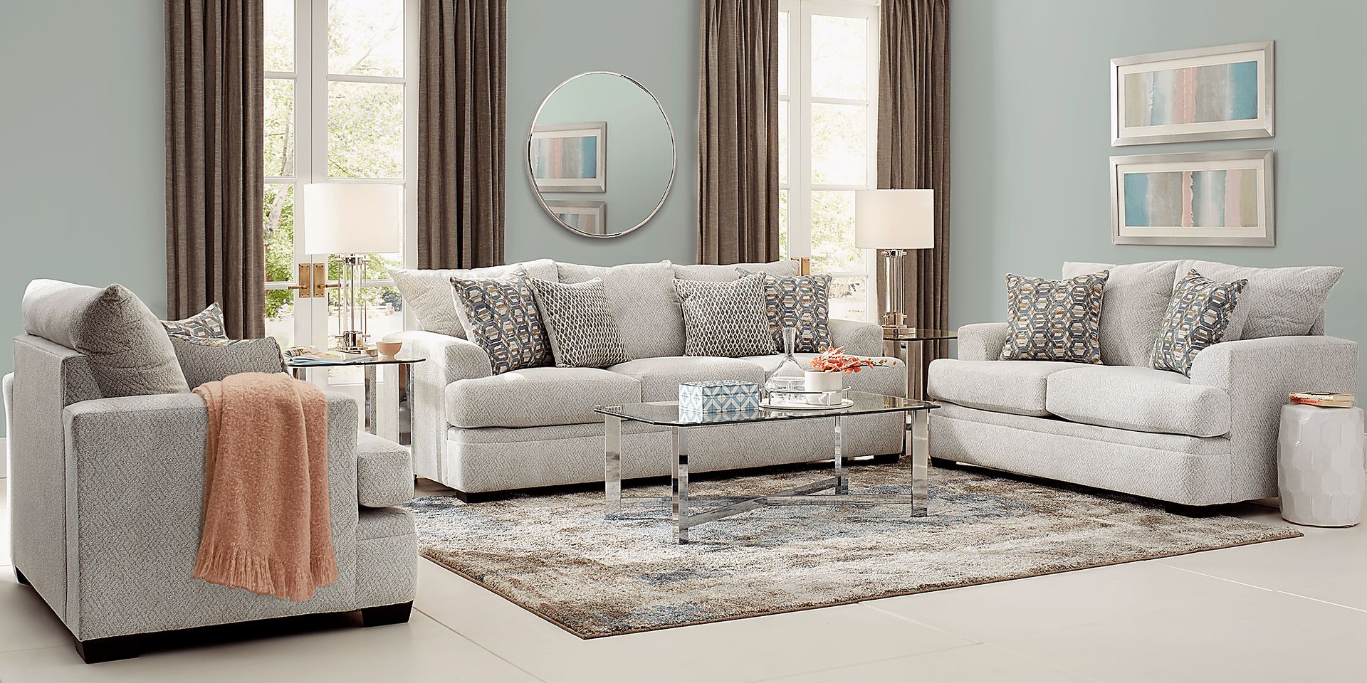 Blair Park Beige 7 Pc Living Room - Image 1