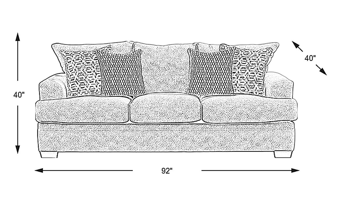 Blair Park Beige Chenille Fabric Sleeper Sofa | Rooms to Go