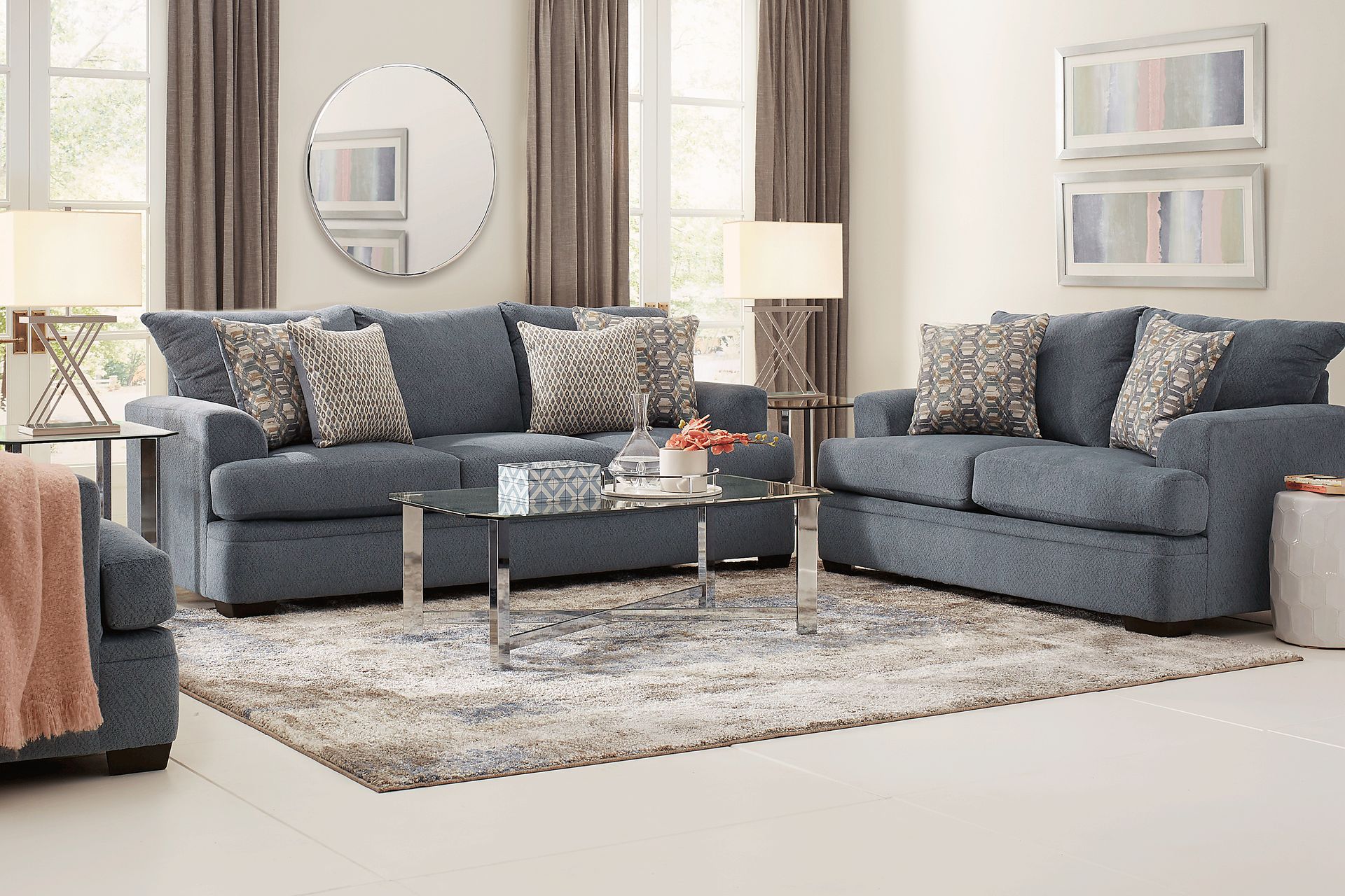 Blair Park Bluestone Gel Foam Sleeper - Image 2