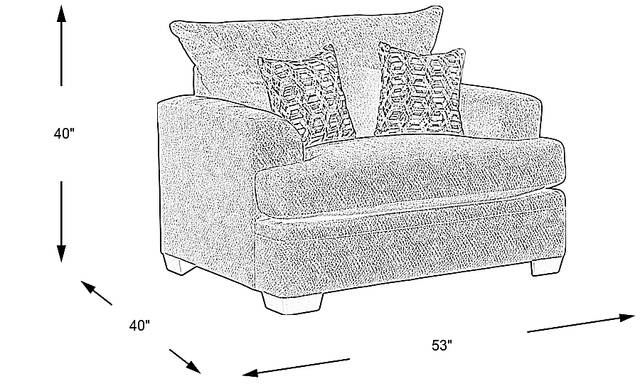 Dimension Image. Please refer to the Dimension Tab on this page for dimension details.