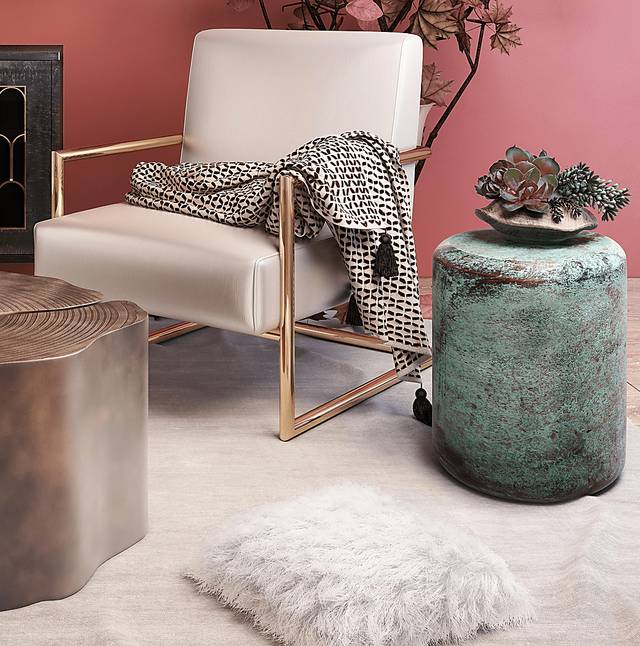 Blaira Green Accent Stool - Thumbnail - Image 5