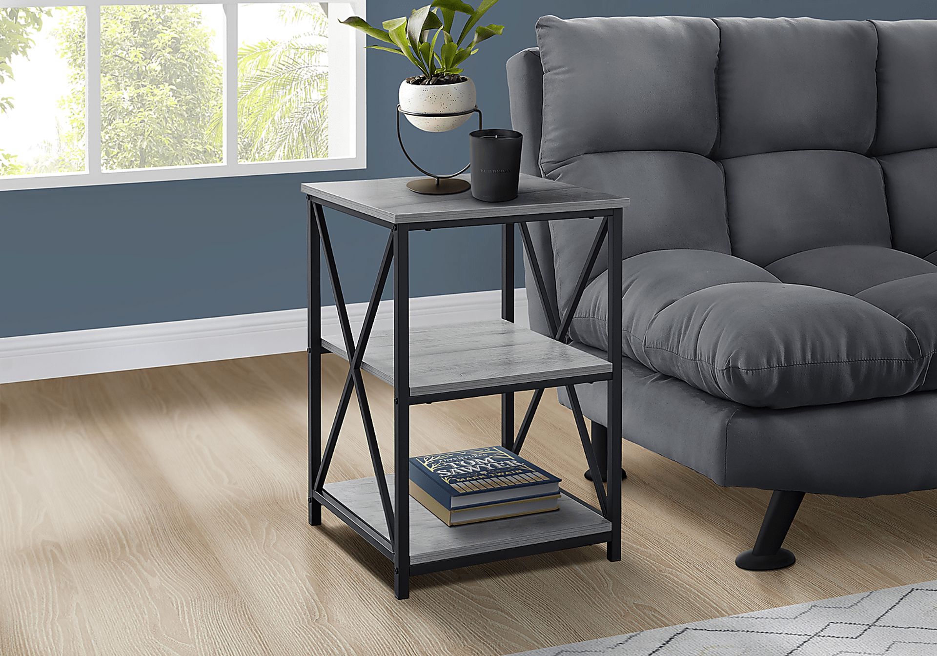 Blairstone Gray End Table - Image 3