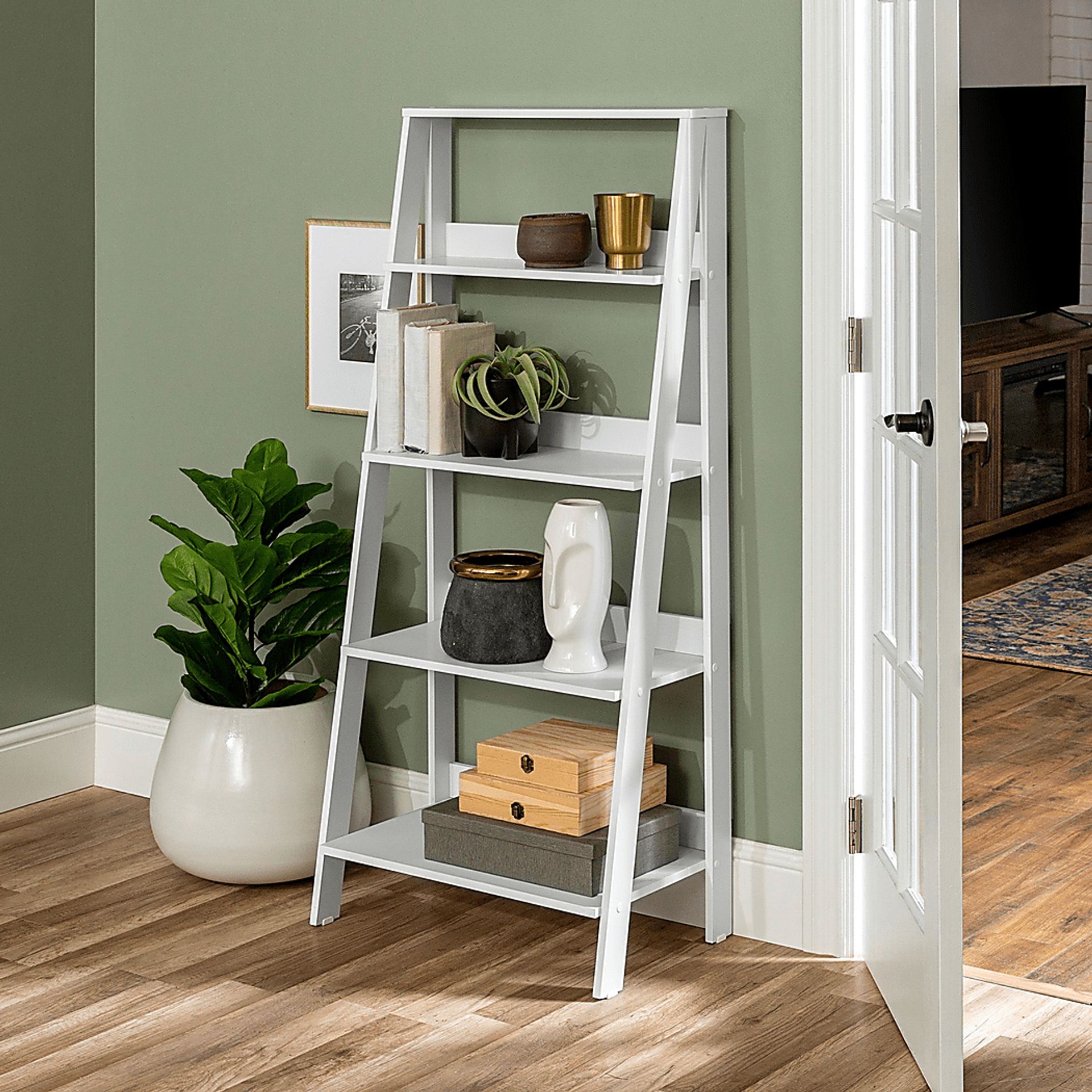 Blairwood White Bookcase - Image 5