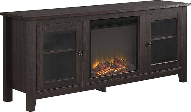 Blaize Espresso 58 in. Console with Electric Fireplace - Thumbnail - Image 2