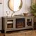 Blaize Driftwood 58 in. Console with Electric Fireplace