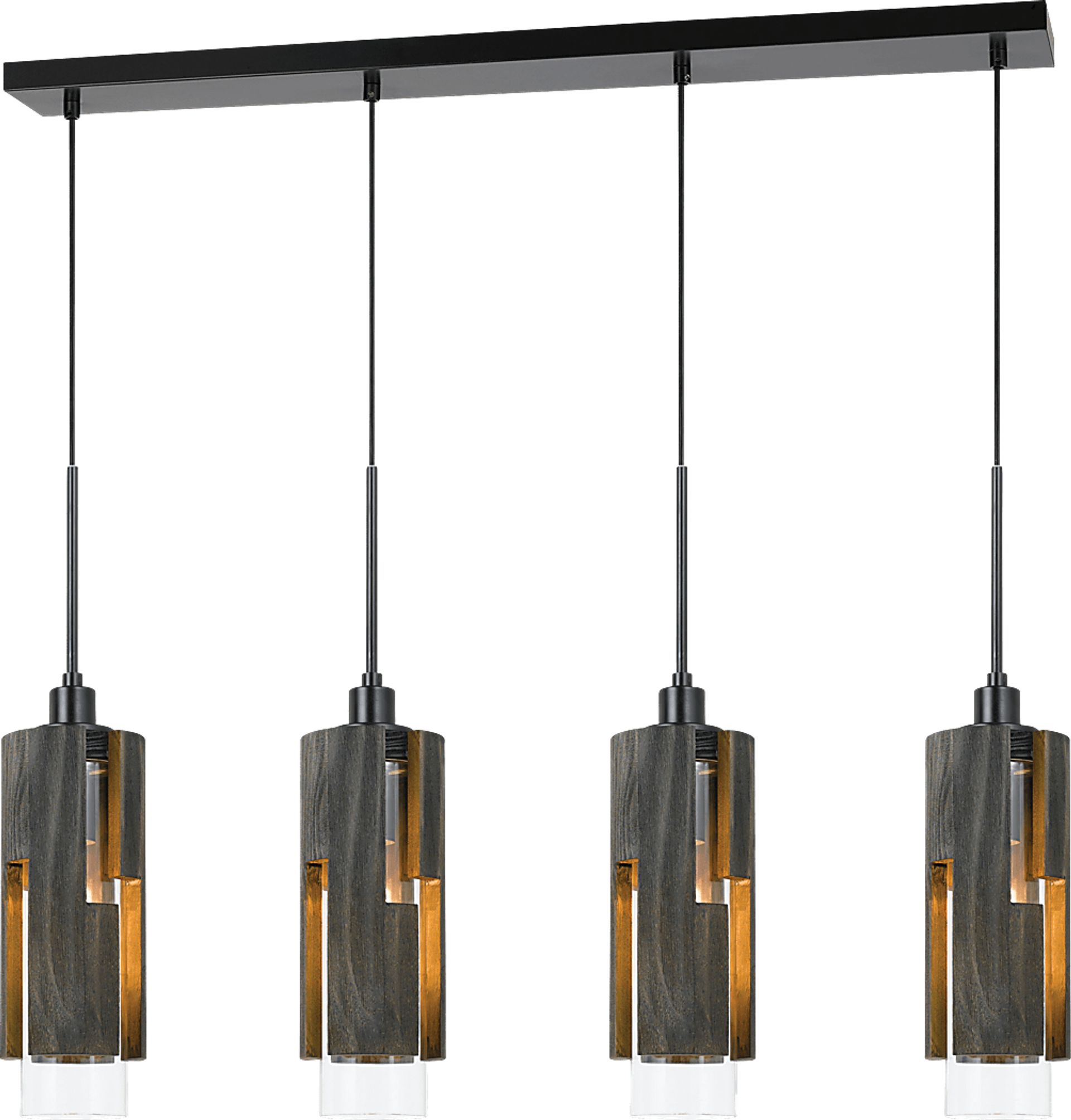 Blakemore Brown 4 Light Chandelier - Image 1