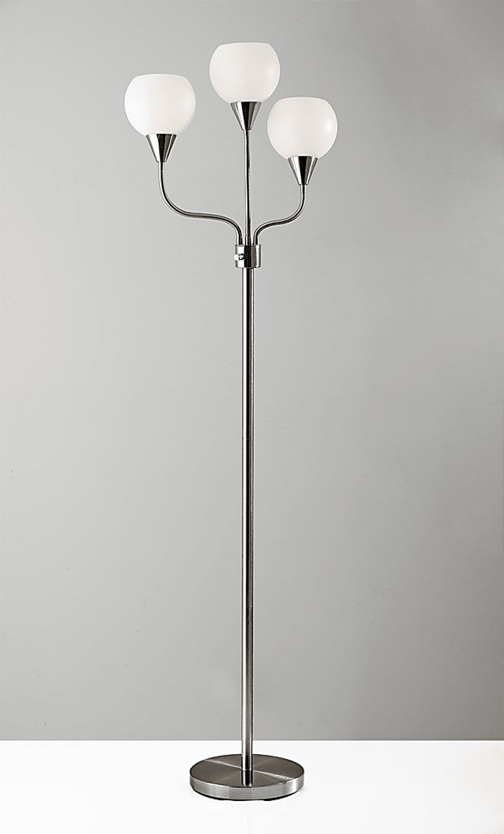 Blakeslee Gray Floor Lamp