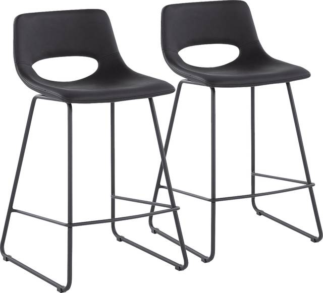 Blakeview Black Counter Height Stool, Set of 2 - Thumbnail - Image 1