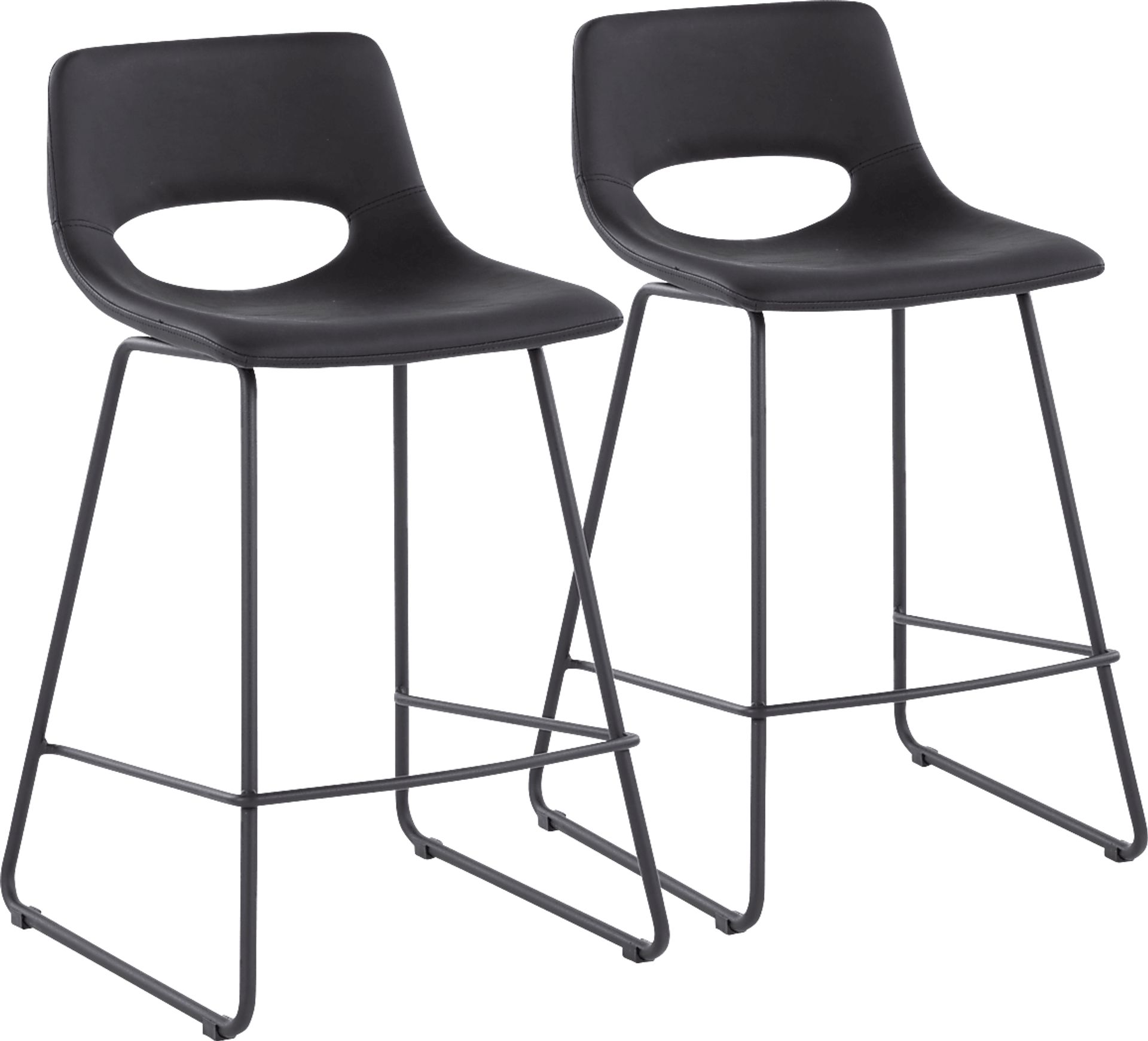 Blakeview Black Counter Height Stool, Set of 2 - Image 1